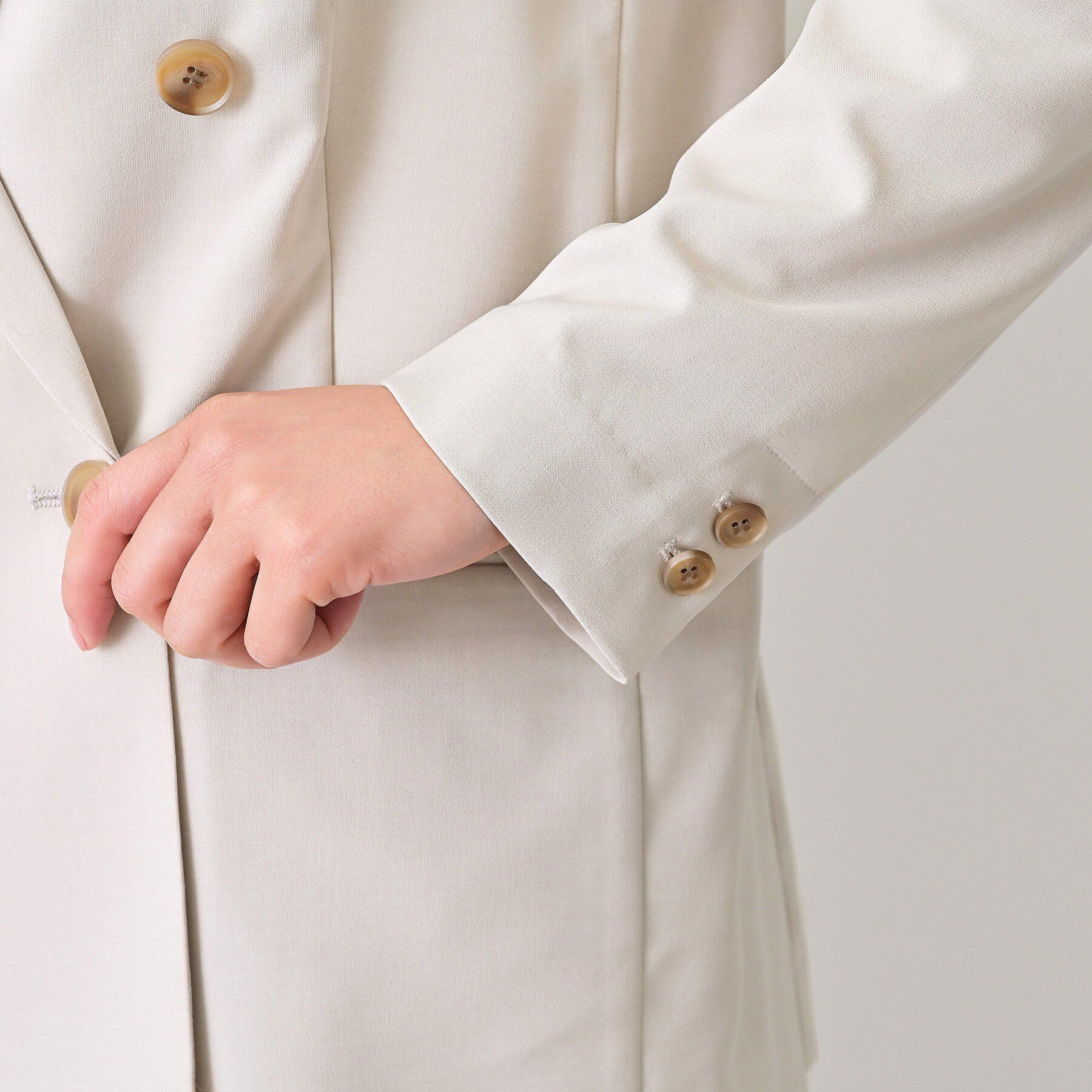 Dessin「【セットアップ可/洗える】ダブルストレッチジャケット」|テーラードジャケット|