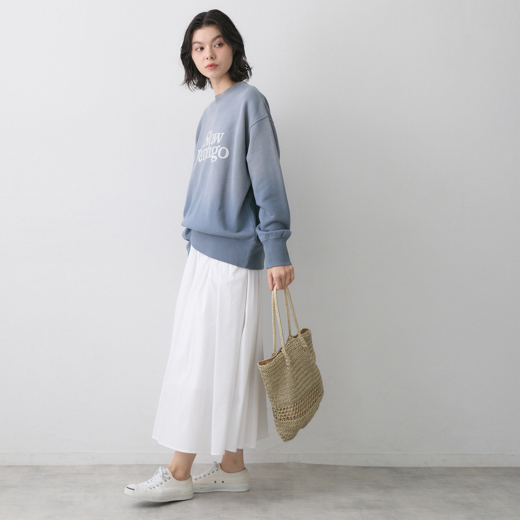 Dessin「【ユニセックス/洗える】ヴィンテージライク裏毛スウェット」|パーカー|