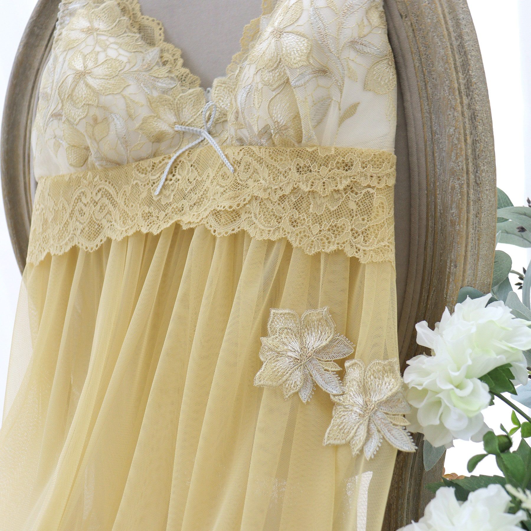 Risa Magli「ケリー カップ付マキシワンピース」|インナー|