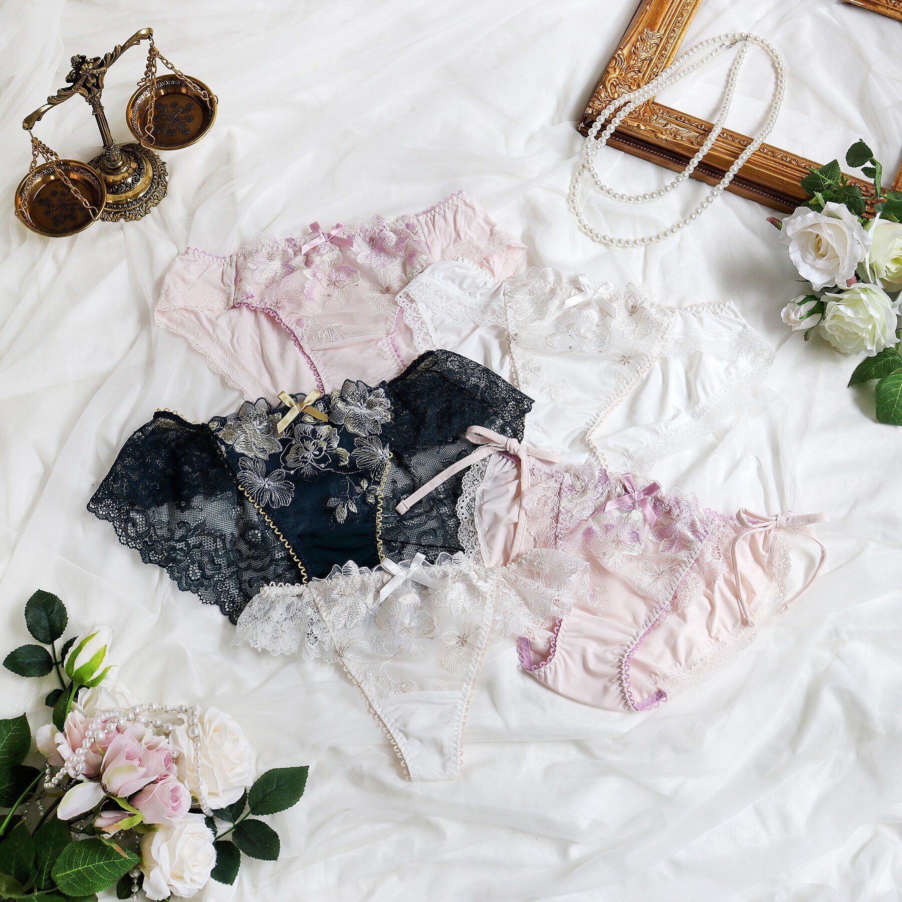 Risa Magli「アルメル リボンショーツ」|インナー|