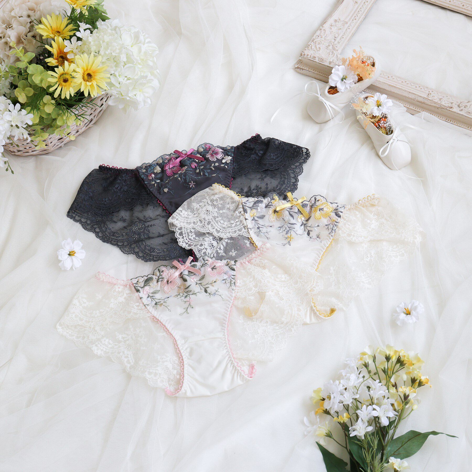 Risa Magli「シェンナ レースショーツ」|インナー|