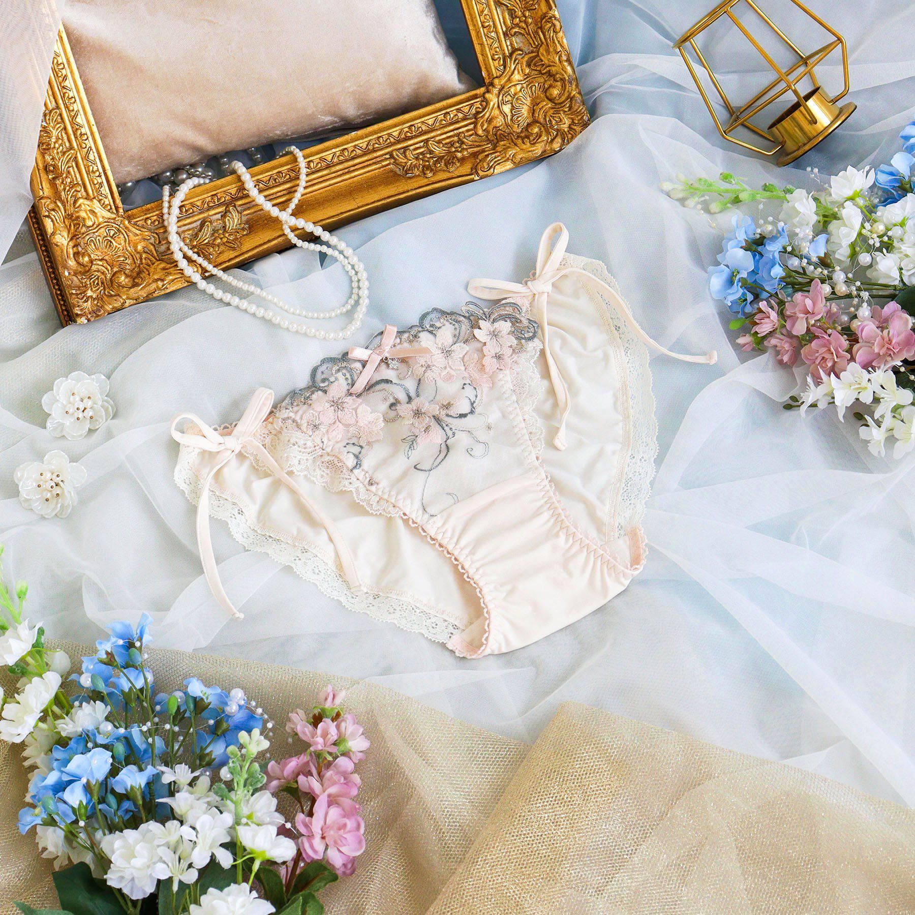 Risa Magli「アイシャ リボンショーツ」|インナー|ピンク(071)