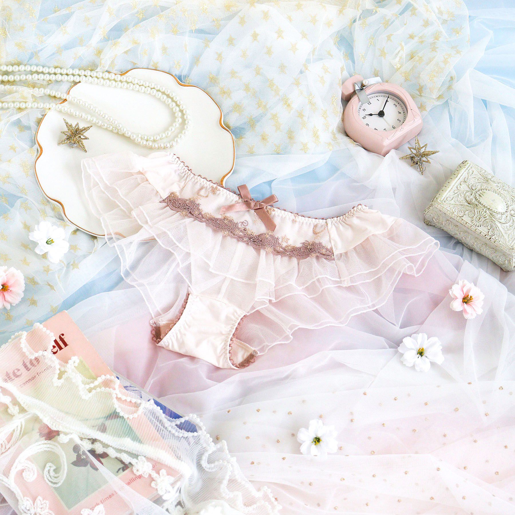 Risa Magli「ホリー フレアショーツ」|インナー|ピンク(071)