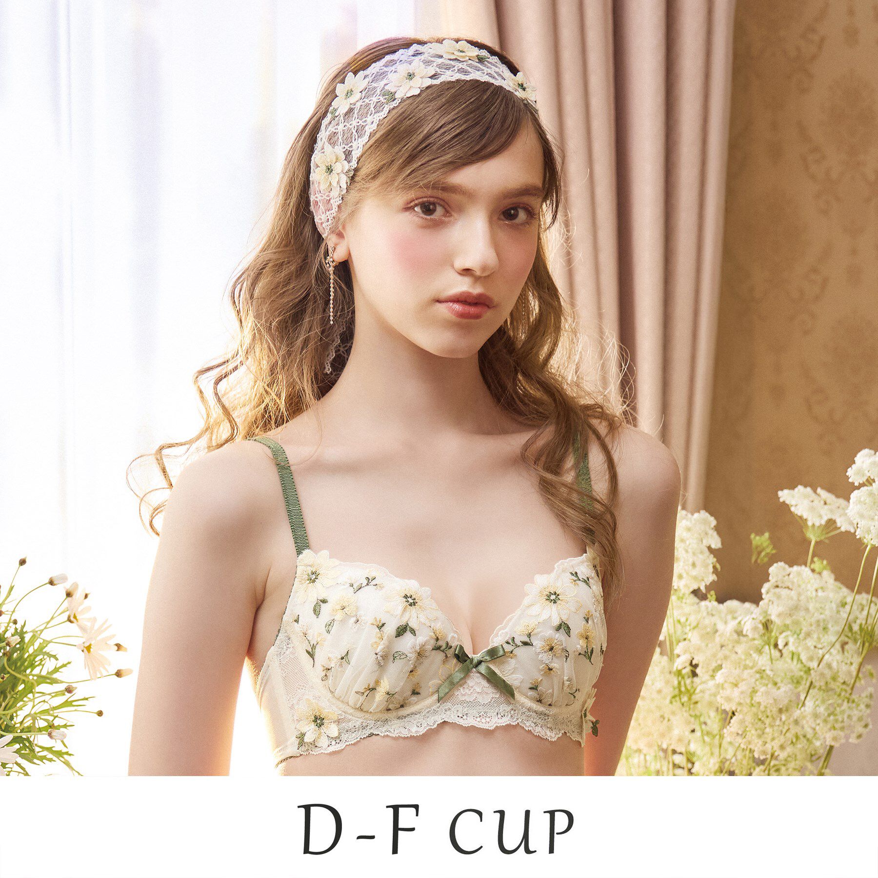 Risa Magli「アルマ ブラジャー （D-F） ＜スウィートリッチ＞」|インナー|アイボリー(004)