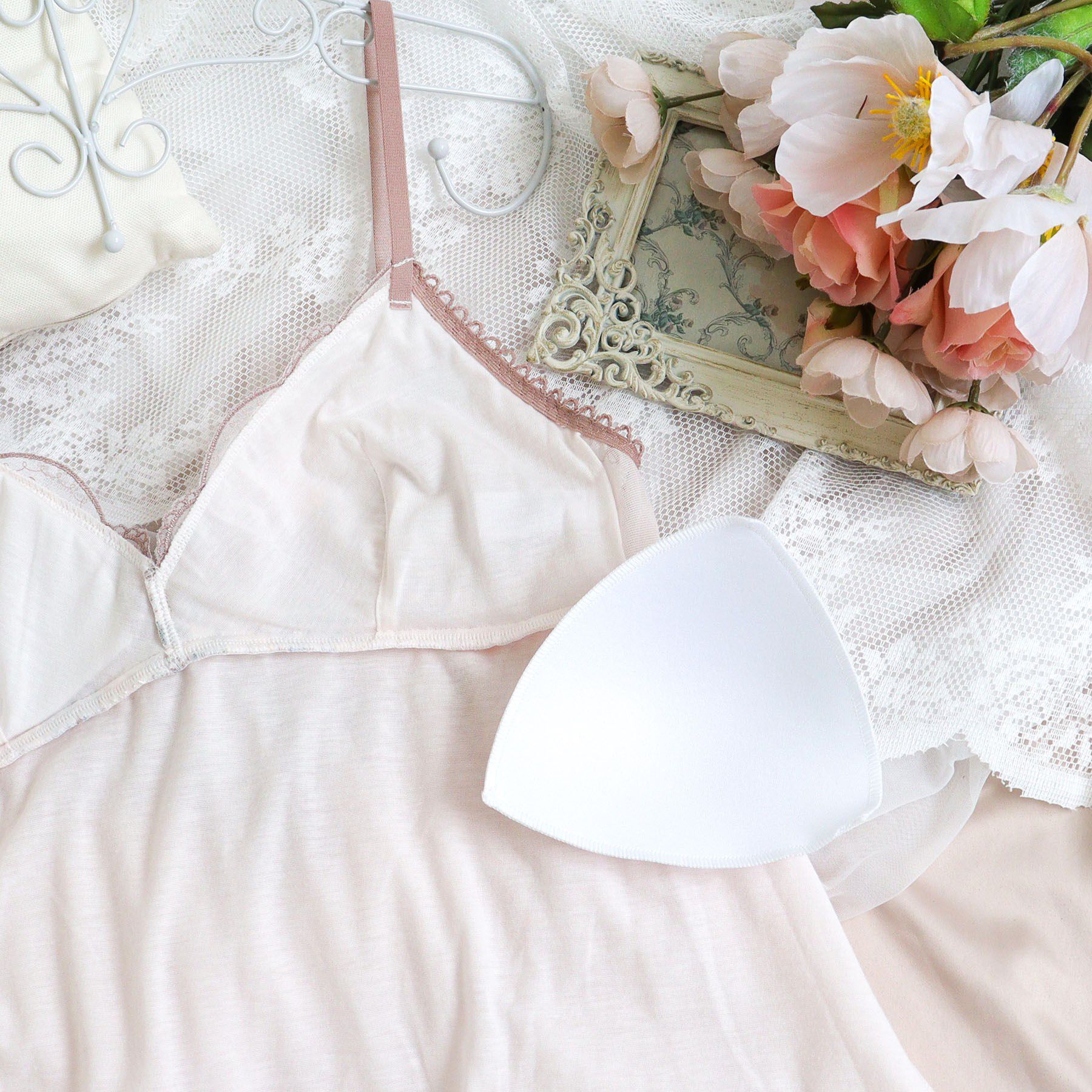 Risa Magli「フェリーチェ カップ付マキシワンピース」|インナー|