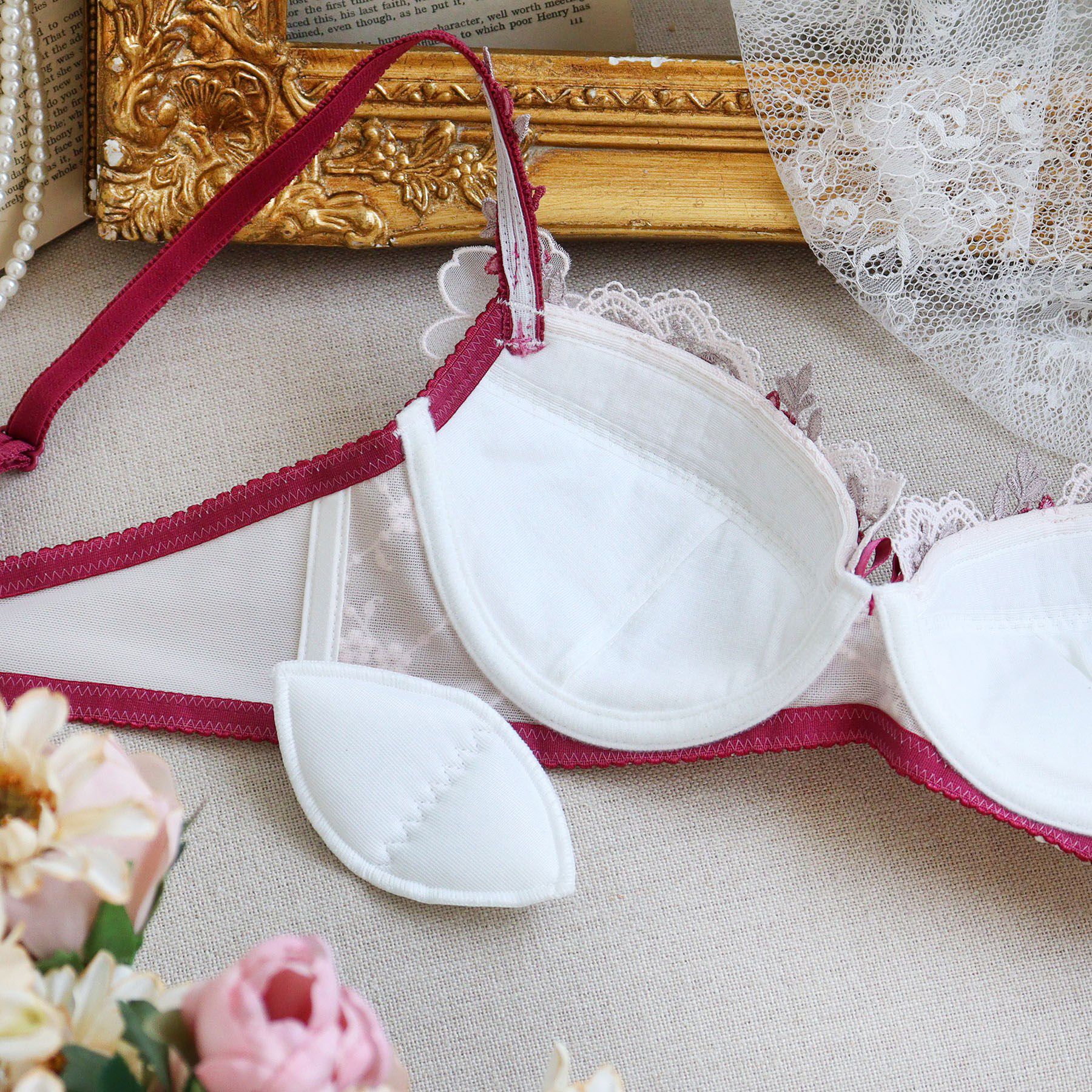 Risa Magli「ジニー ブラジャー （B-C） ＜スウィートリッチ＞」|インナー|