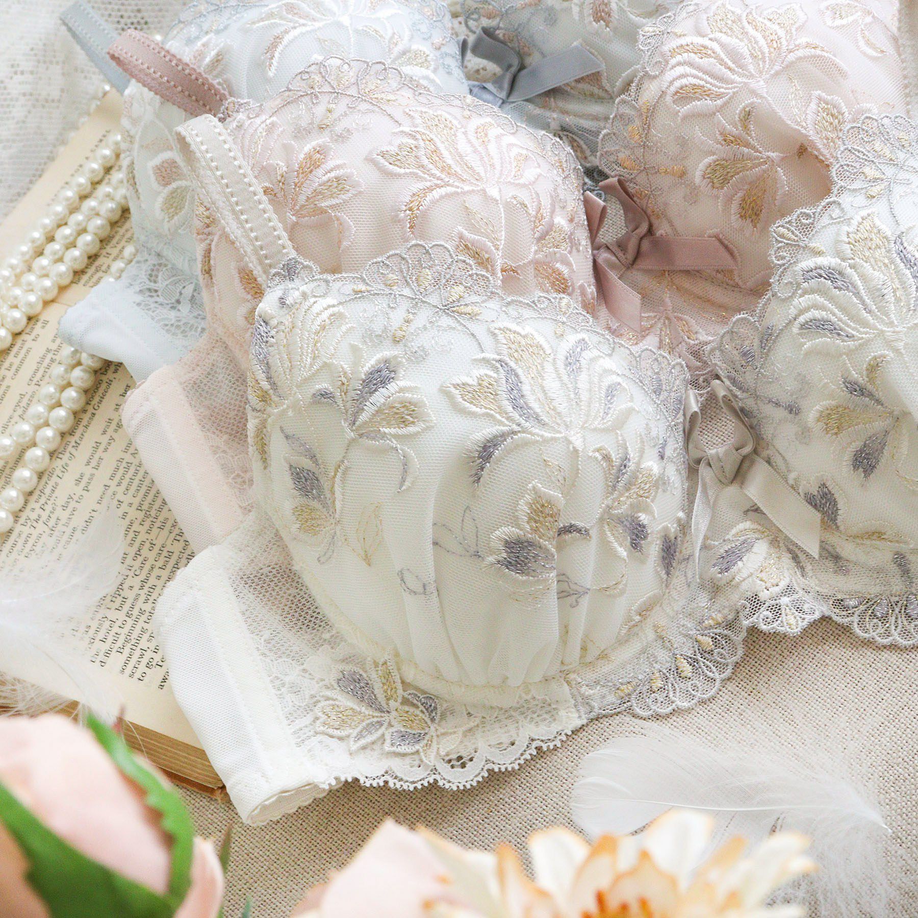 Risa Magli「リーゼル ブラジャー (G-H) ＜Glamor Bra／バストアップタイプ＞」|インナー|