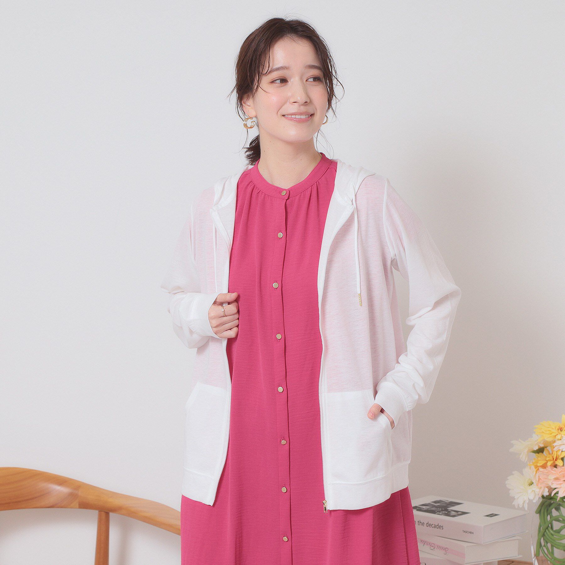 ITS&rsquo;DEMO「【定番人気／手洗い可／M・L展開】UVカットパーカ」|パーカー|