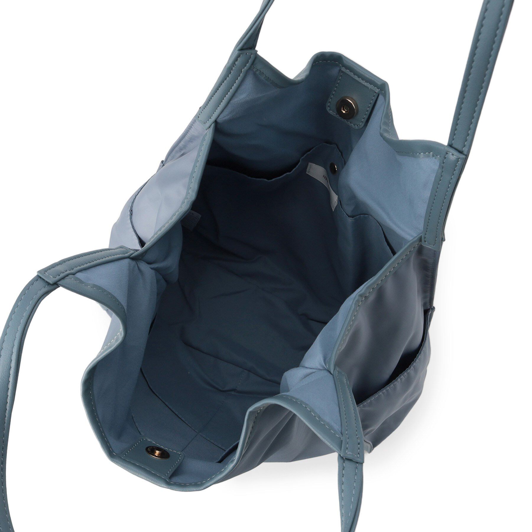 ITS&rsquo;DEMO「【A4対応／9ポケット】合皮パイピング多ポケトート」|トートバッグ|