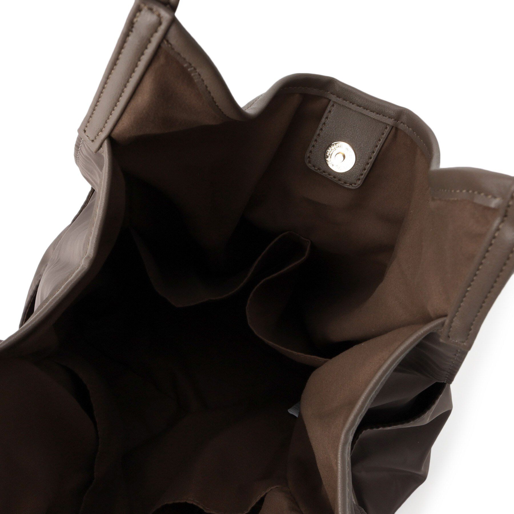 ITS&rsquo;DEMO「【A4対応／9ポケット】合皮パイピング多ポケトート」|トートバッグ|