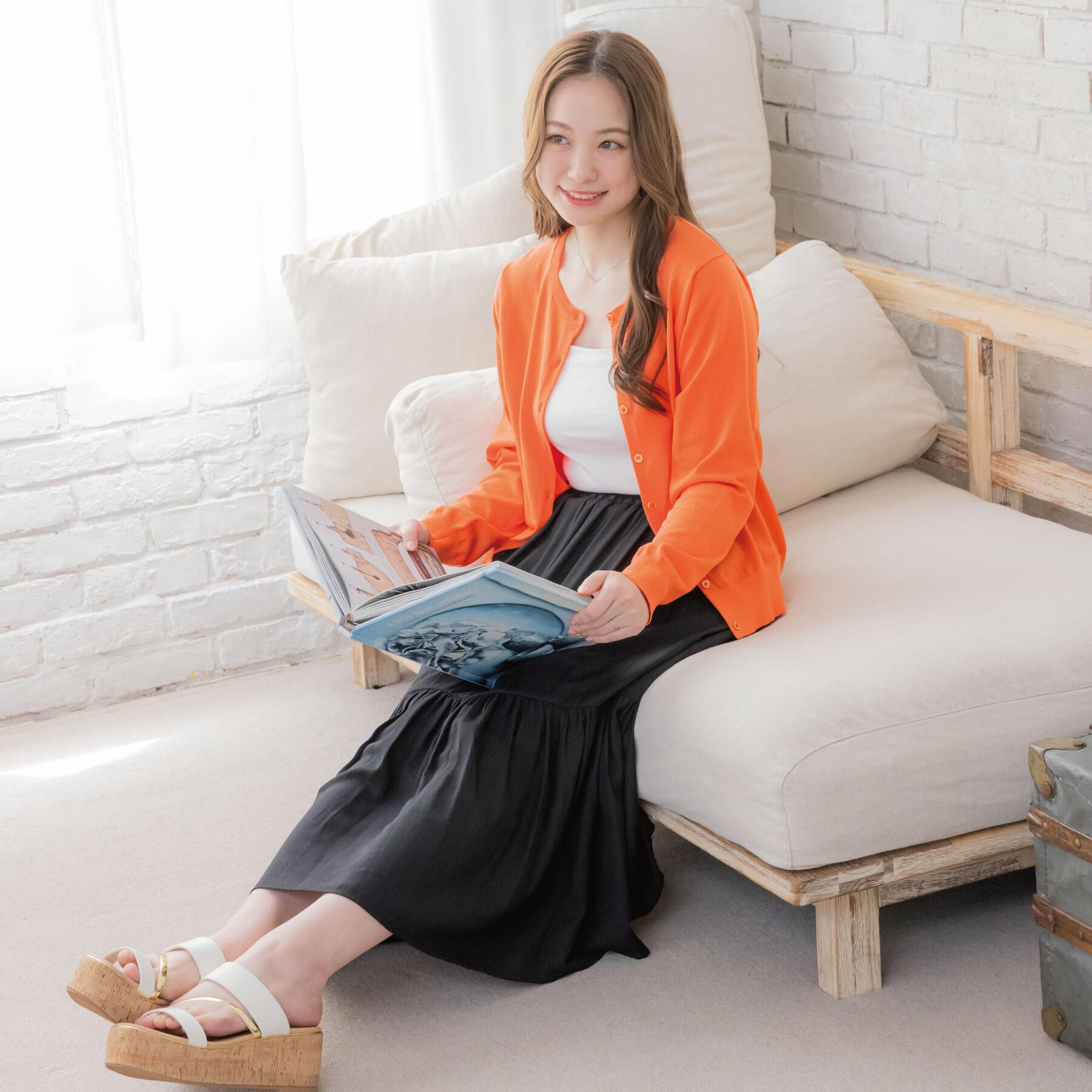 ITS&rsquo;DEMO「【UV／冷感／毛玉防止／手洗い可／M・L展開】クルーニットカーディガン」|カーディガン|