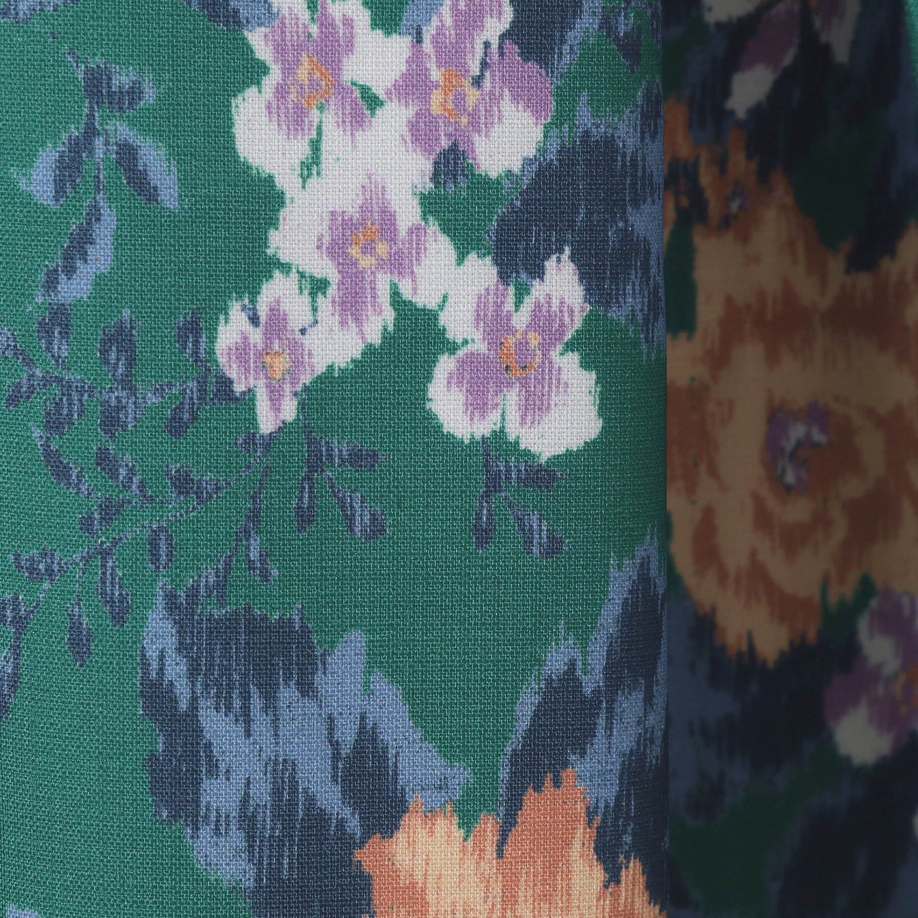 ITS&rsquo;DEMO「【清涼感／ウエストゴム／手洗い可】花柄麻調スカート」|スカート|