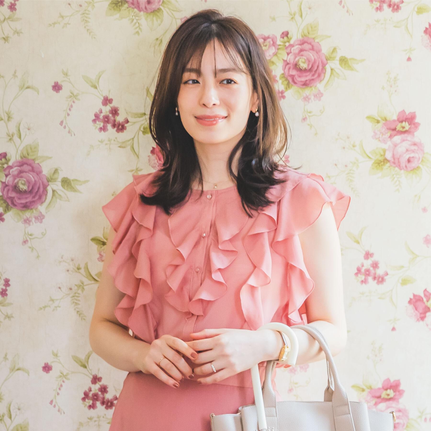 ITS&rsquo;DEMO「【手洗い可／セットアップ可】シアーフリルブラウス」|シャツ・ブラウス|