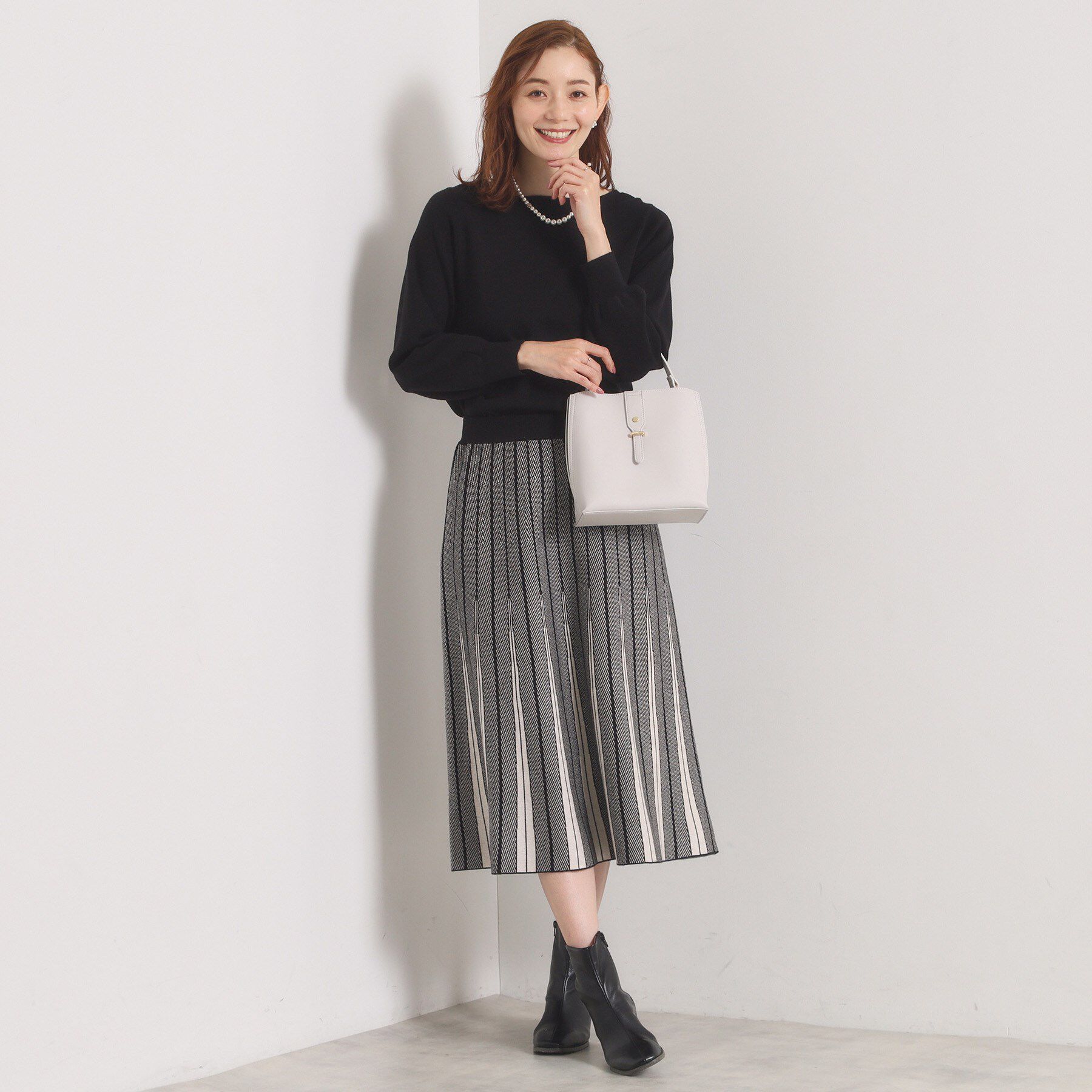 ITS&rsquo;DEMO「【手洗い可】フレアスカートニットセットアップ」|スーツ|