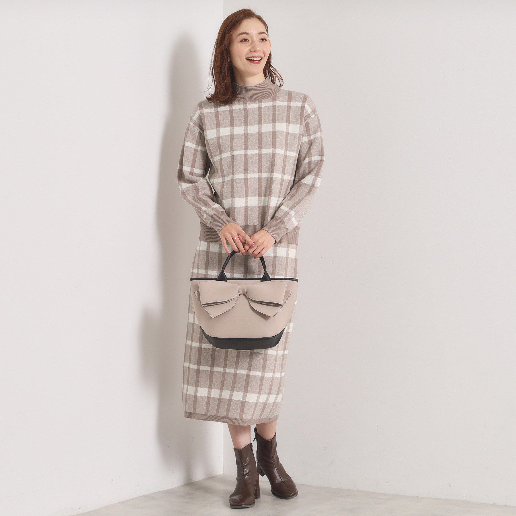 ITS&rsquo;DEMO「【手洗い可】タイトスカートニットセットアップ」|スーツ|