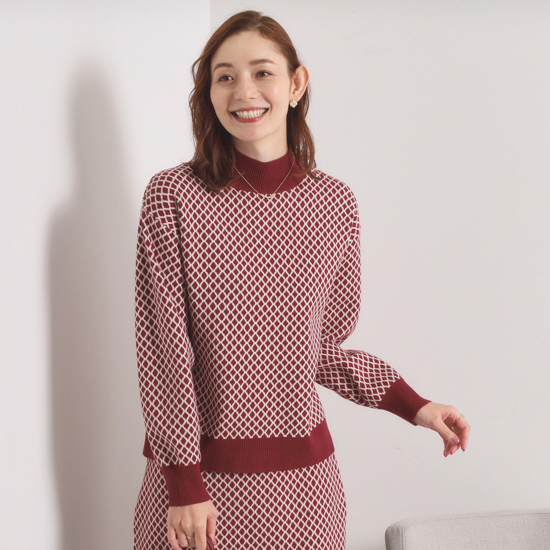 ITS&rsquo;DEMO「【手洗い可】タイトスカートニットセットアップ」|スーツ|