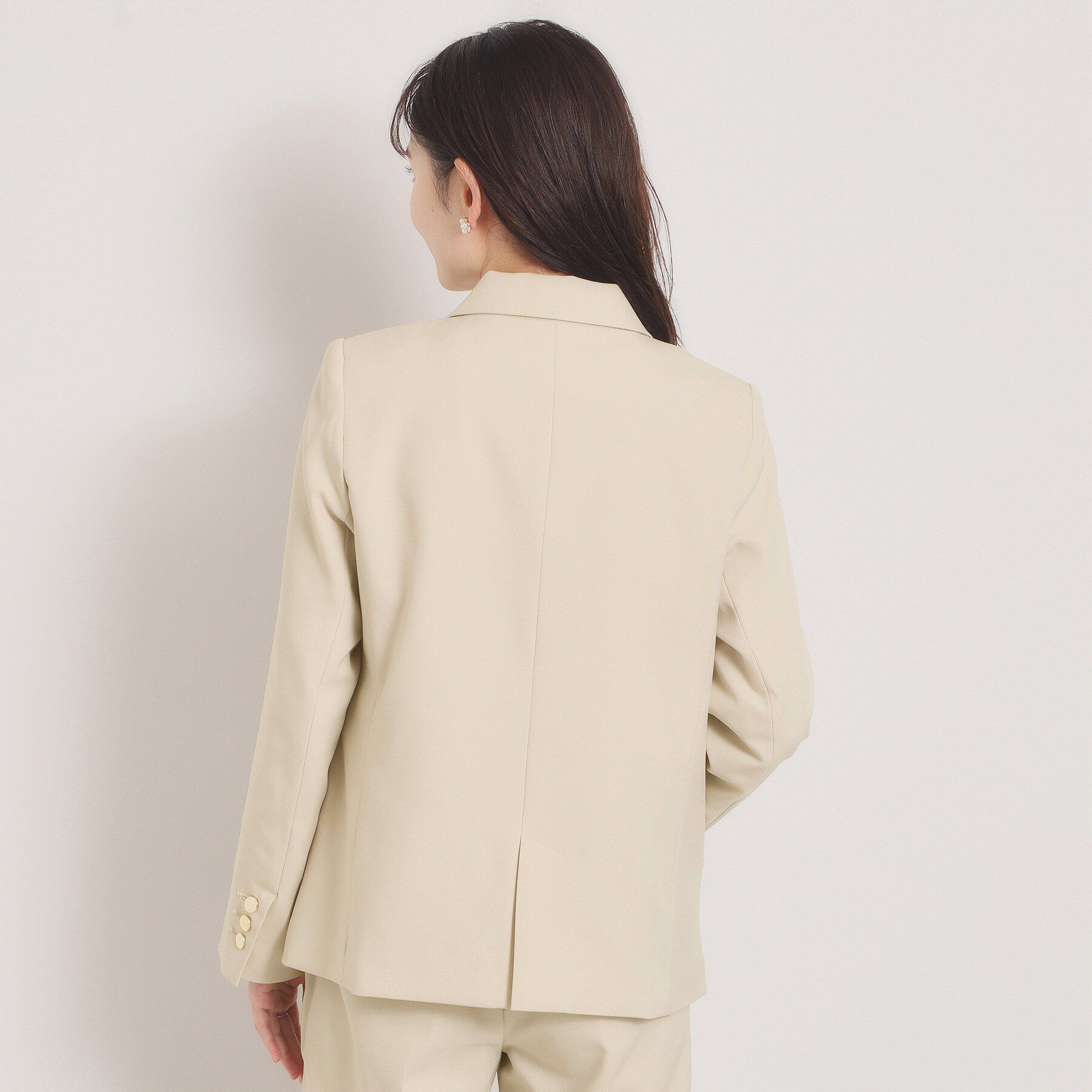 ITS&rsquo;DEMO「【入卒／洗濯機OK／イージーケア】ツイルストレッチダブルジャケット」|テーラードジャケット|