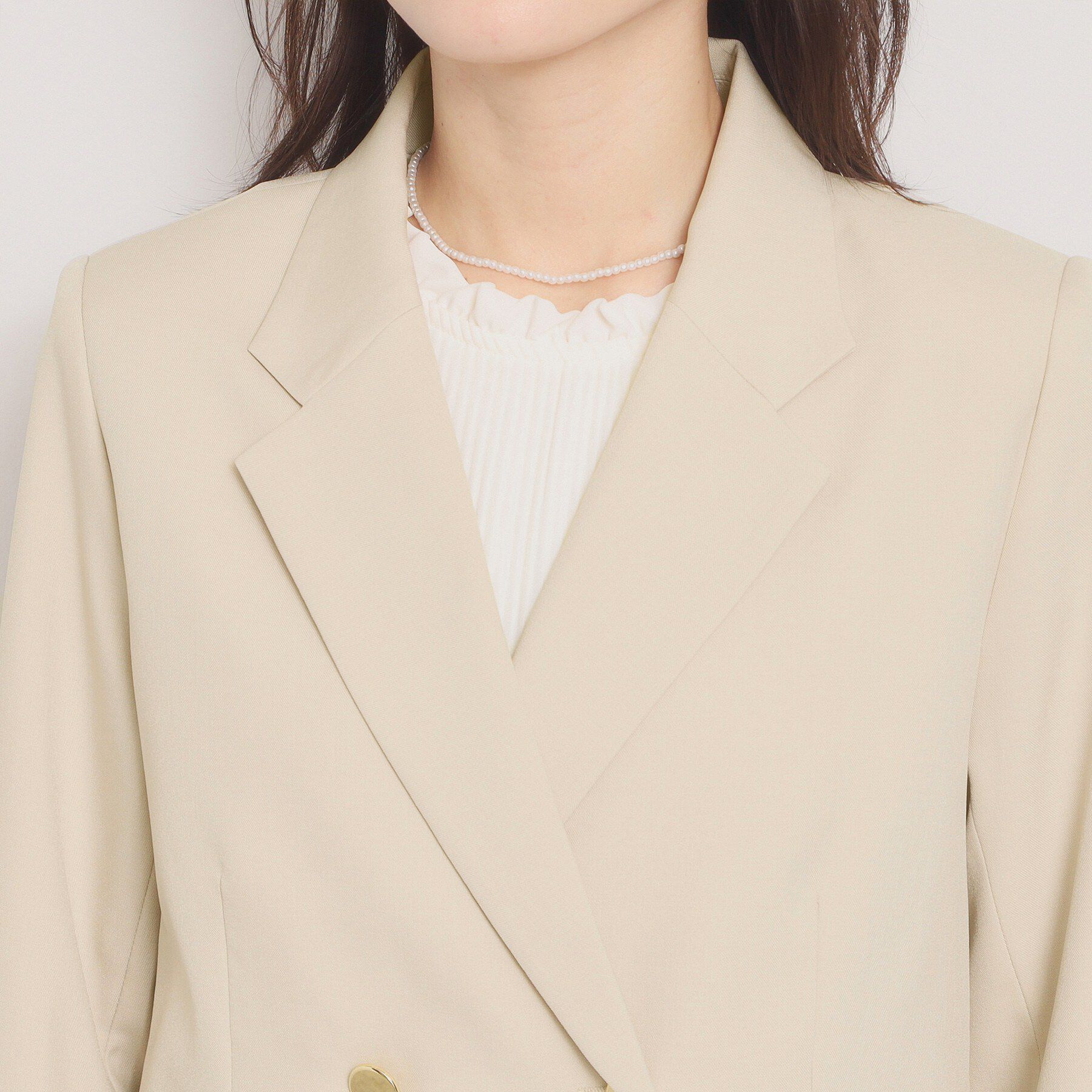 ITS&rsquo;DEMO「【入卒／洗濯機OK／イージーケア】ツイルストレッチダブルジャケット」|テーラードジャケット|