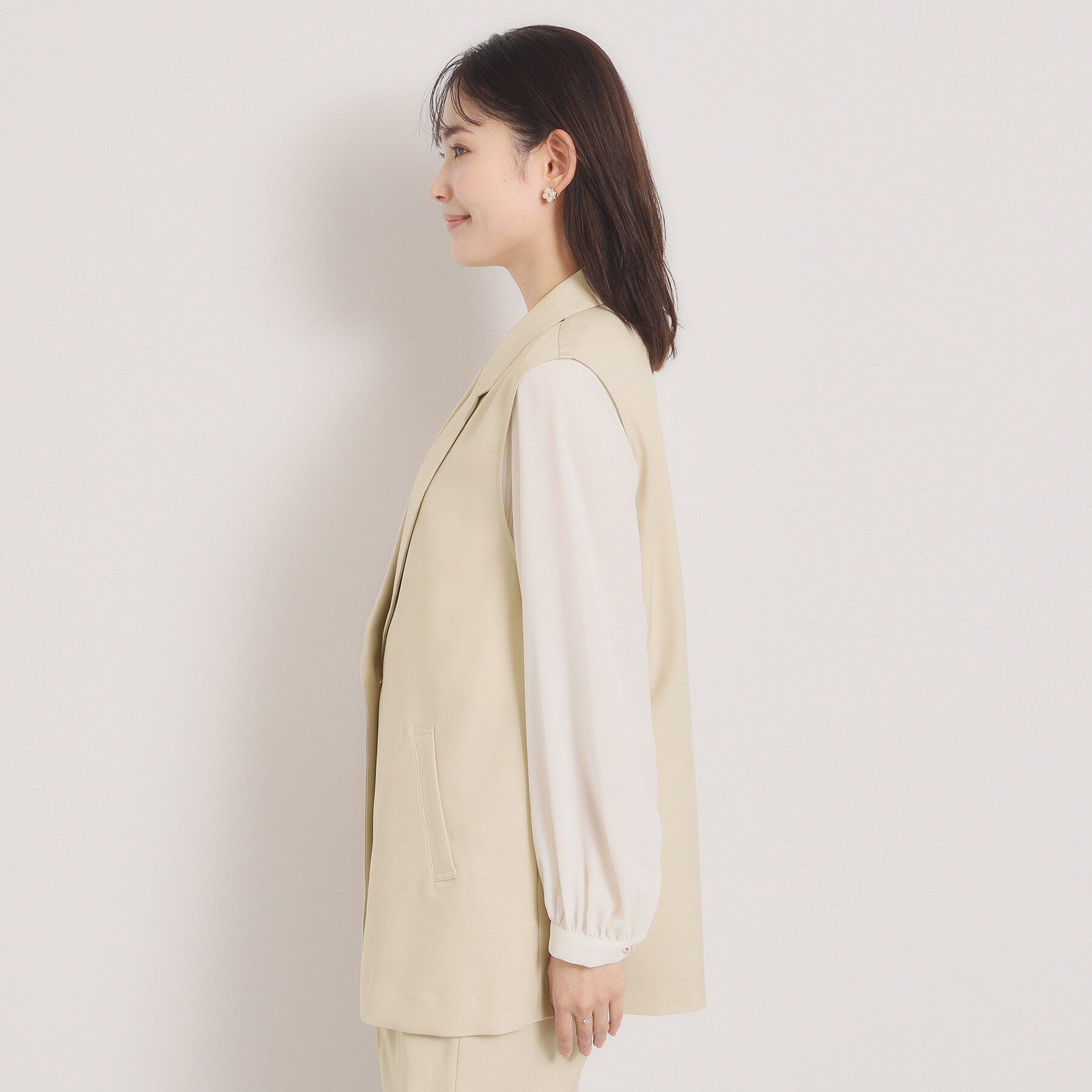 ITS&rsquo;DEMO「【入卒／洗濯機OK／イージーケア】ツイルストレッチジレ」|ベスト・ジレ|