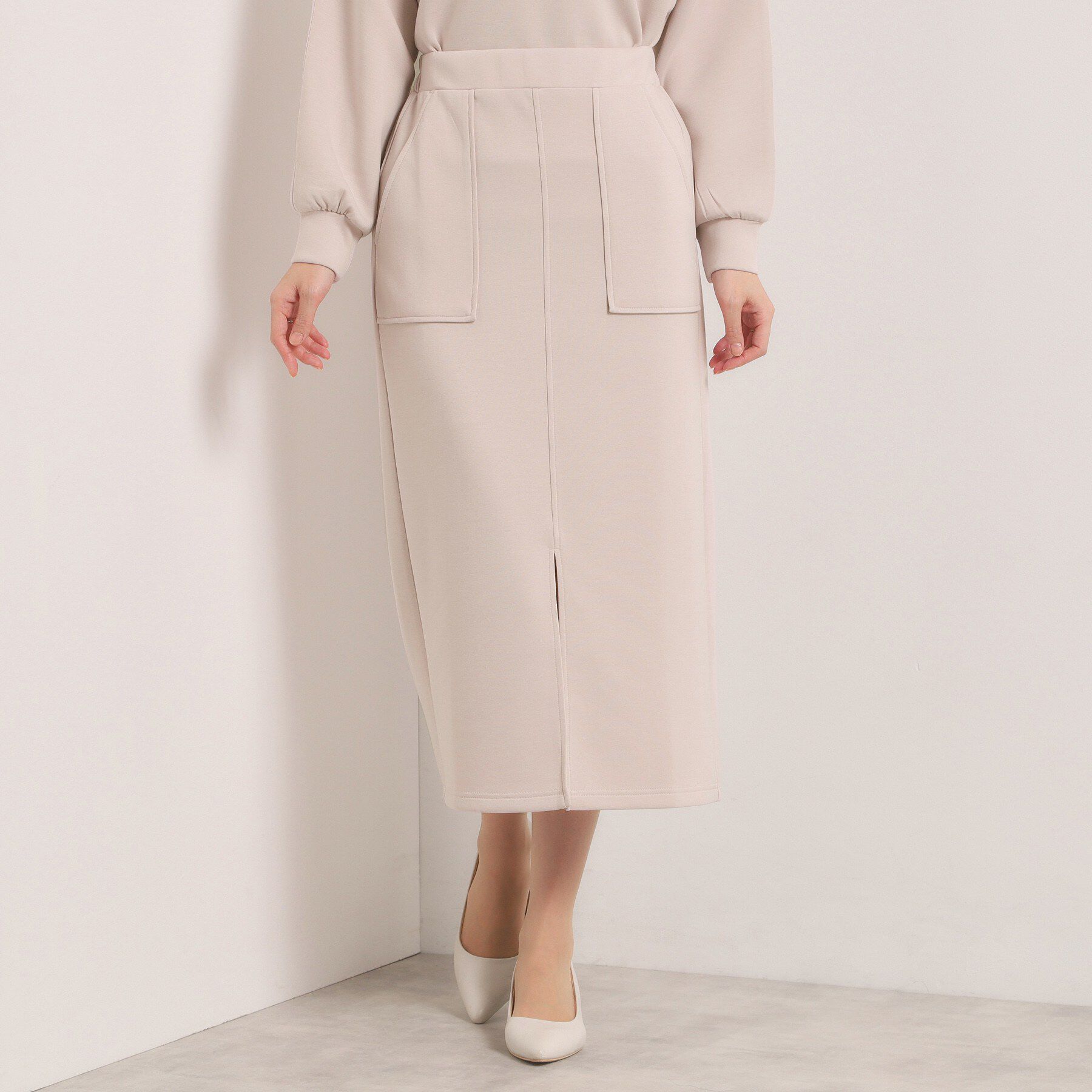 ITS&rsquo;DEMO「【洗濯機OK／花粉防止】ダンボールタイトスカート」|スカート|