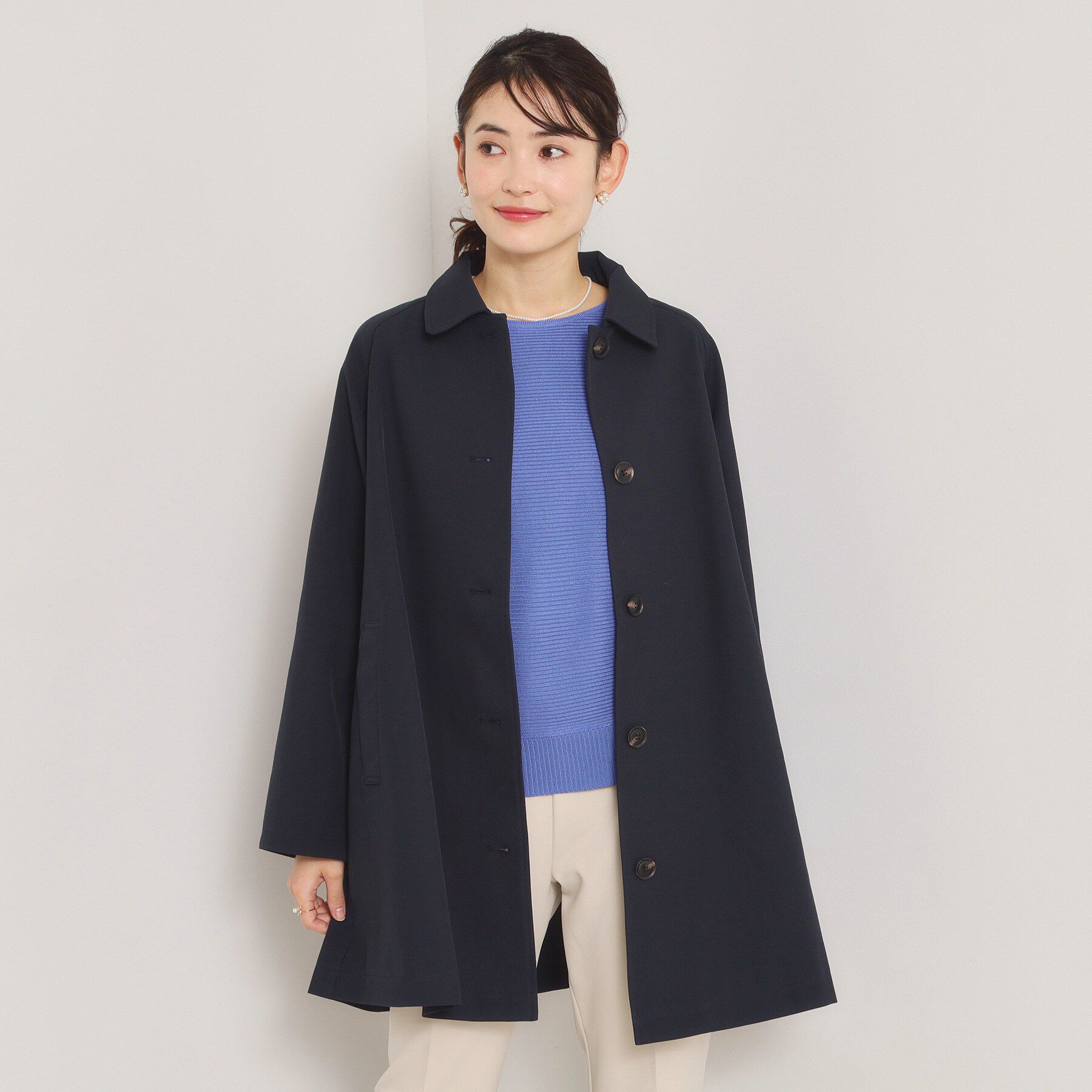 ITS&rsquo;DEMO「【撥水／花粉防止／手洗い可】ステンカラーコート」|ステンカラーコート|