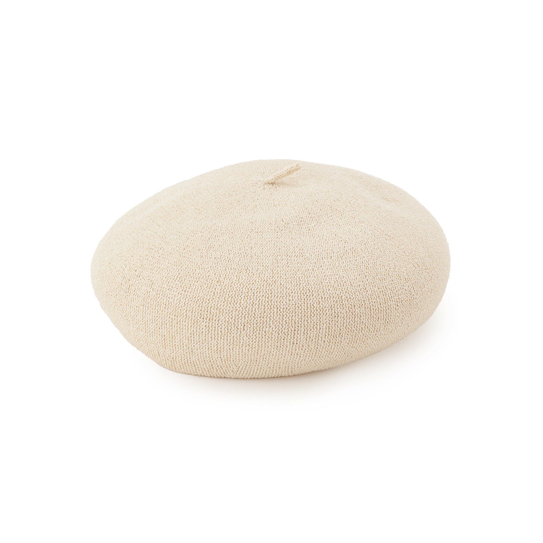 ITS&rsquo;DEMO「【手洗い可】ループヤーンベレー帽」|ハンチング・ベレー帽|アイボリー(004)