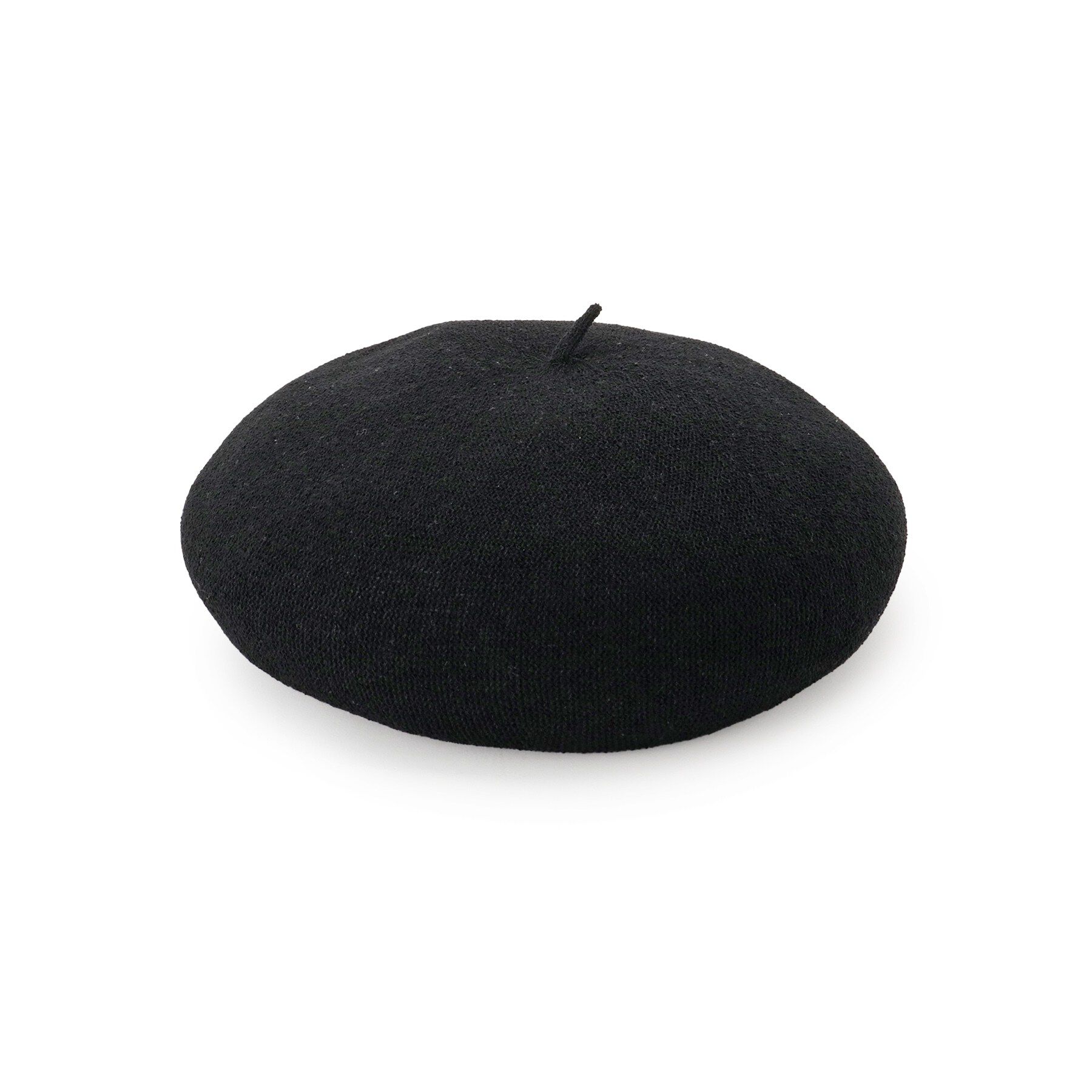 ITS&rsquo;DEMO「【手洗い可】ループヤーンベレー帽」|ハンチング・ベレー帽|ブラック(019)