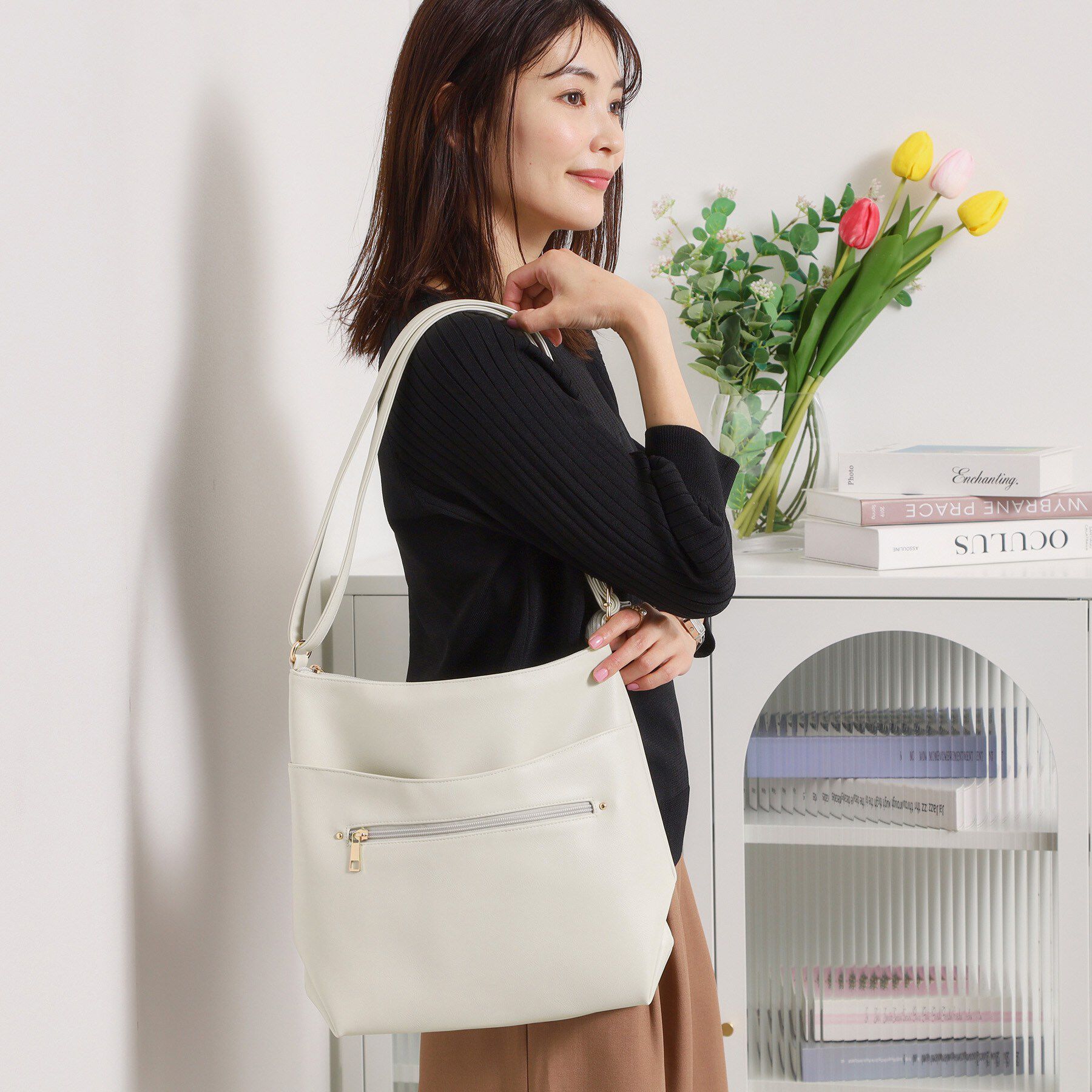 ITS&rsquo;DEMO「合皮縦型ショルダー」|ショルダー・メッセンジャー|