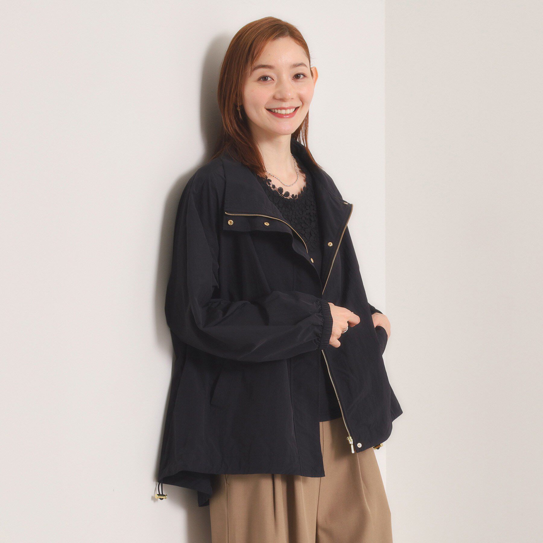 ITS&rsquo;DEMO「【手洗い可／シルエット調整可】ナイロンマンパ」|ブルゾン・スタジャン|