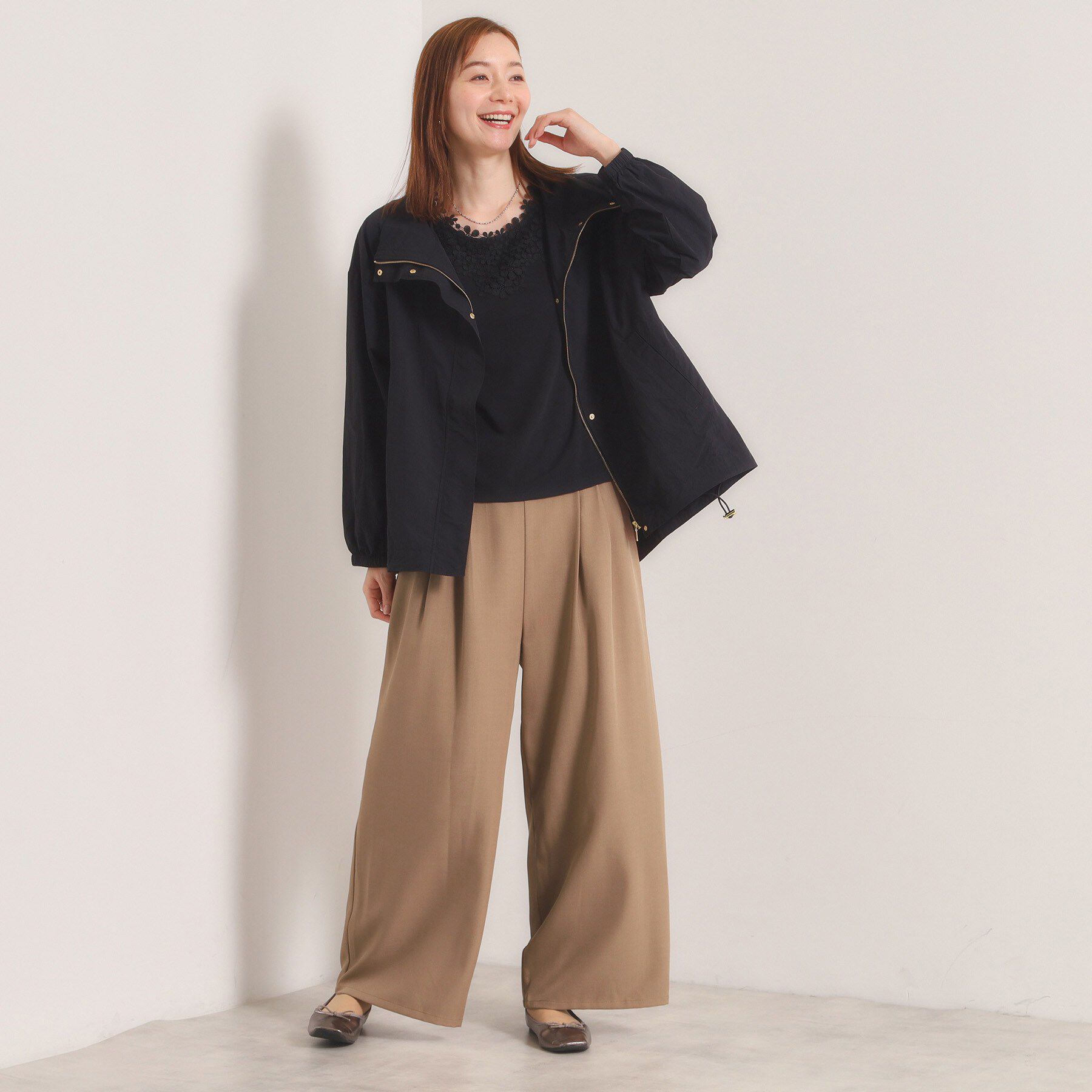 ITS&rsquo;DEMO「【手洗い可／シルエット調整可】ナイロンマンパ」|ブルゾン・スタジャン|