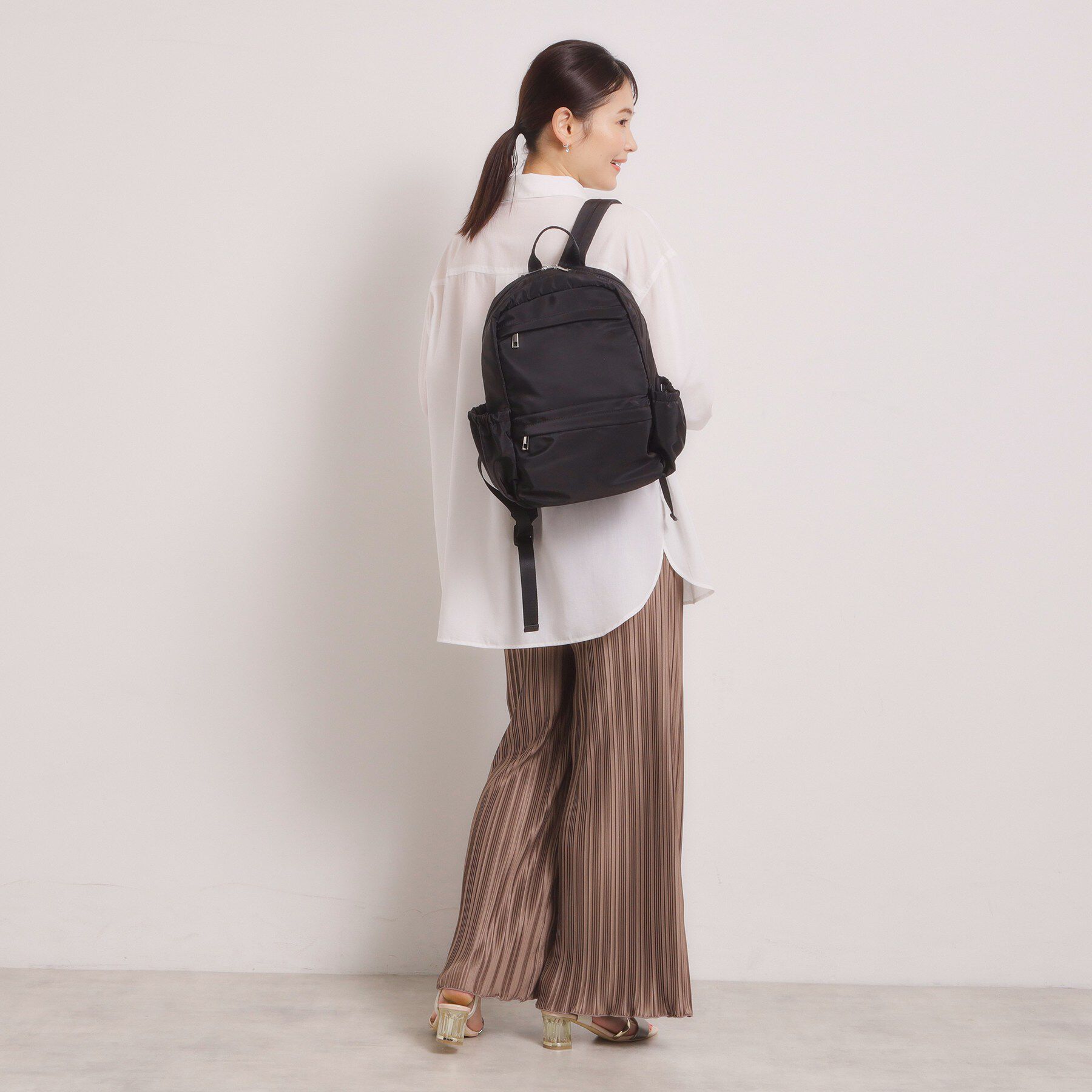 ITS&rsquo;DEMO「【6ポケット】裏地ストライプリュック」|リュック|