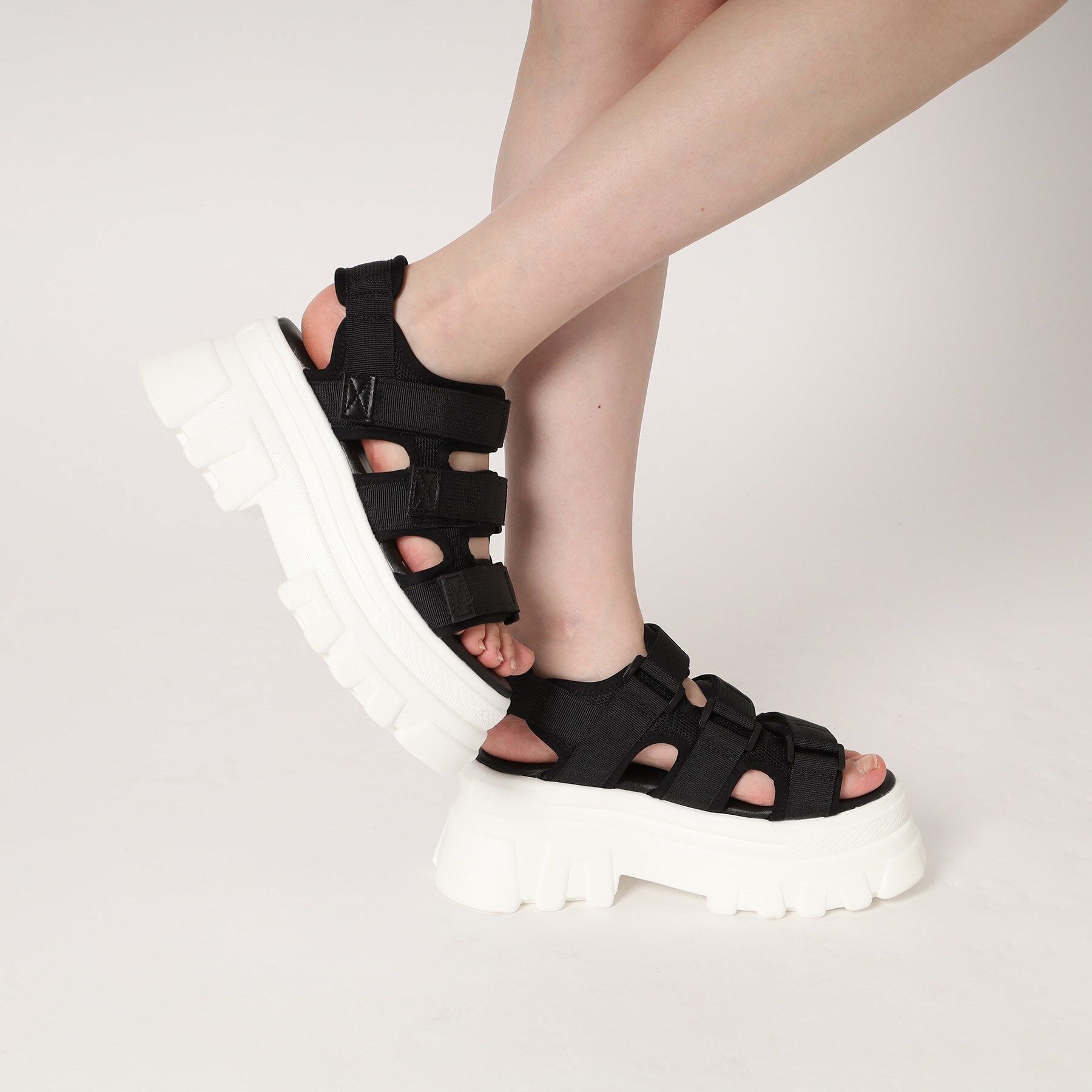 csT&P「軽量厚底2段ソール スポーツサンダル」|サンダル|