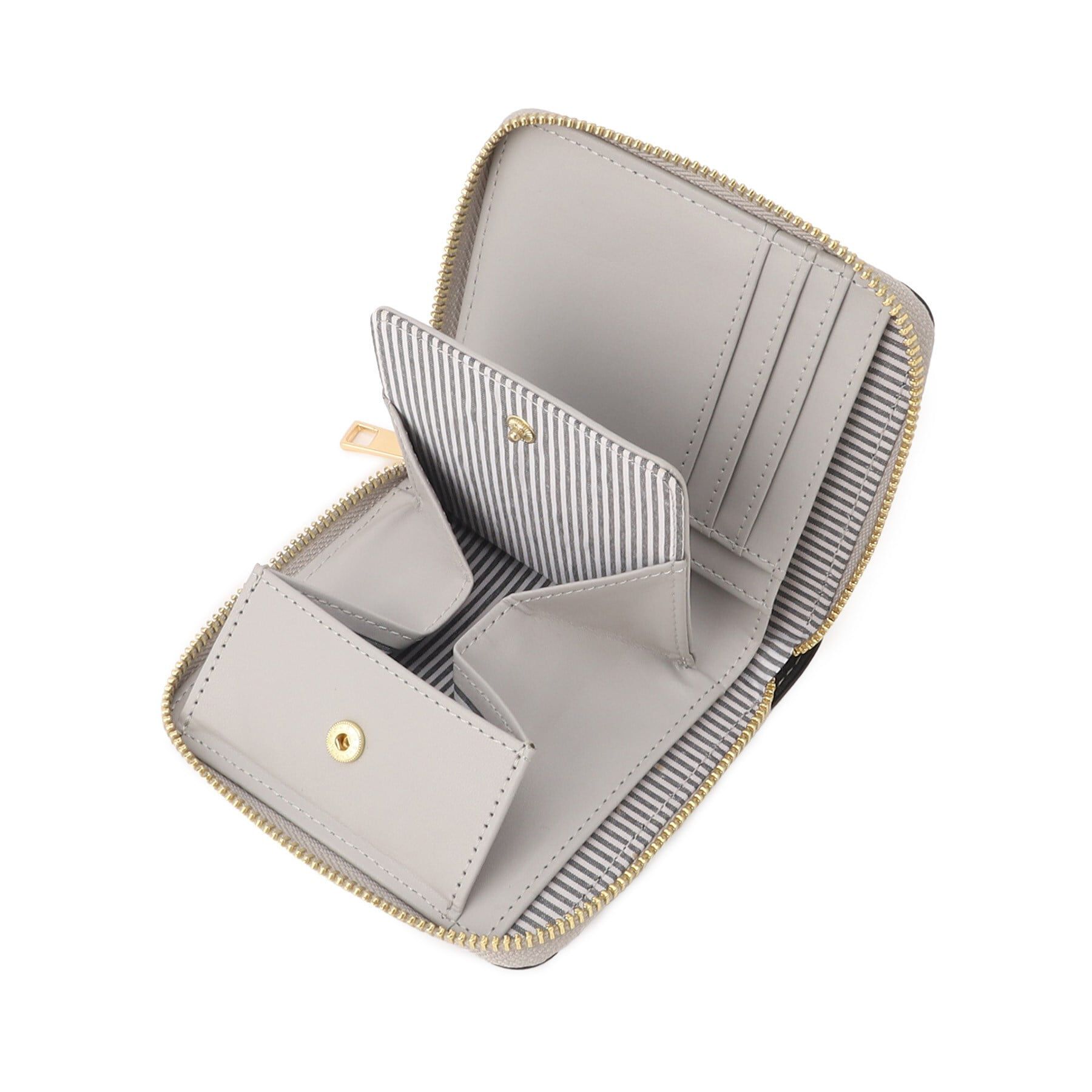 Ober Tashe「【新生活・新学期】角シボミドルラウンド財布」|財布|