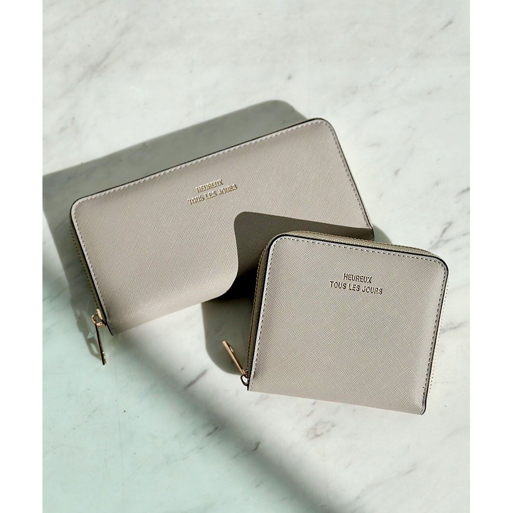 Ober Tashe「角シボロングラウンド長財布」|財布|