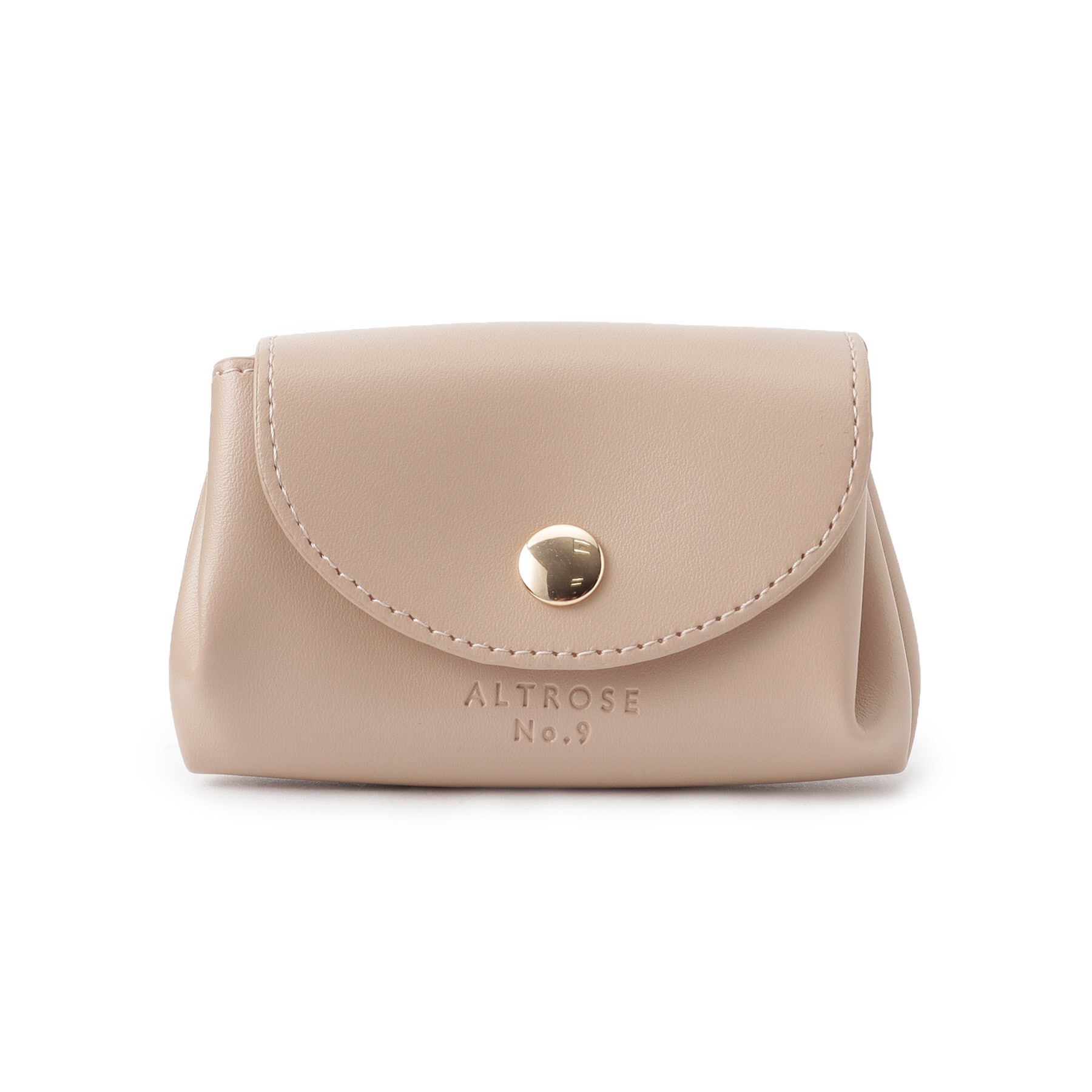 Ober Tashe「【新生活・新学期】9色展開！お札が折れない ミニ財布 ミニウォレット ウォレット」|財布|ベージュ(052)