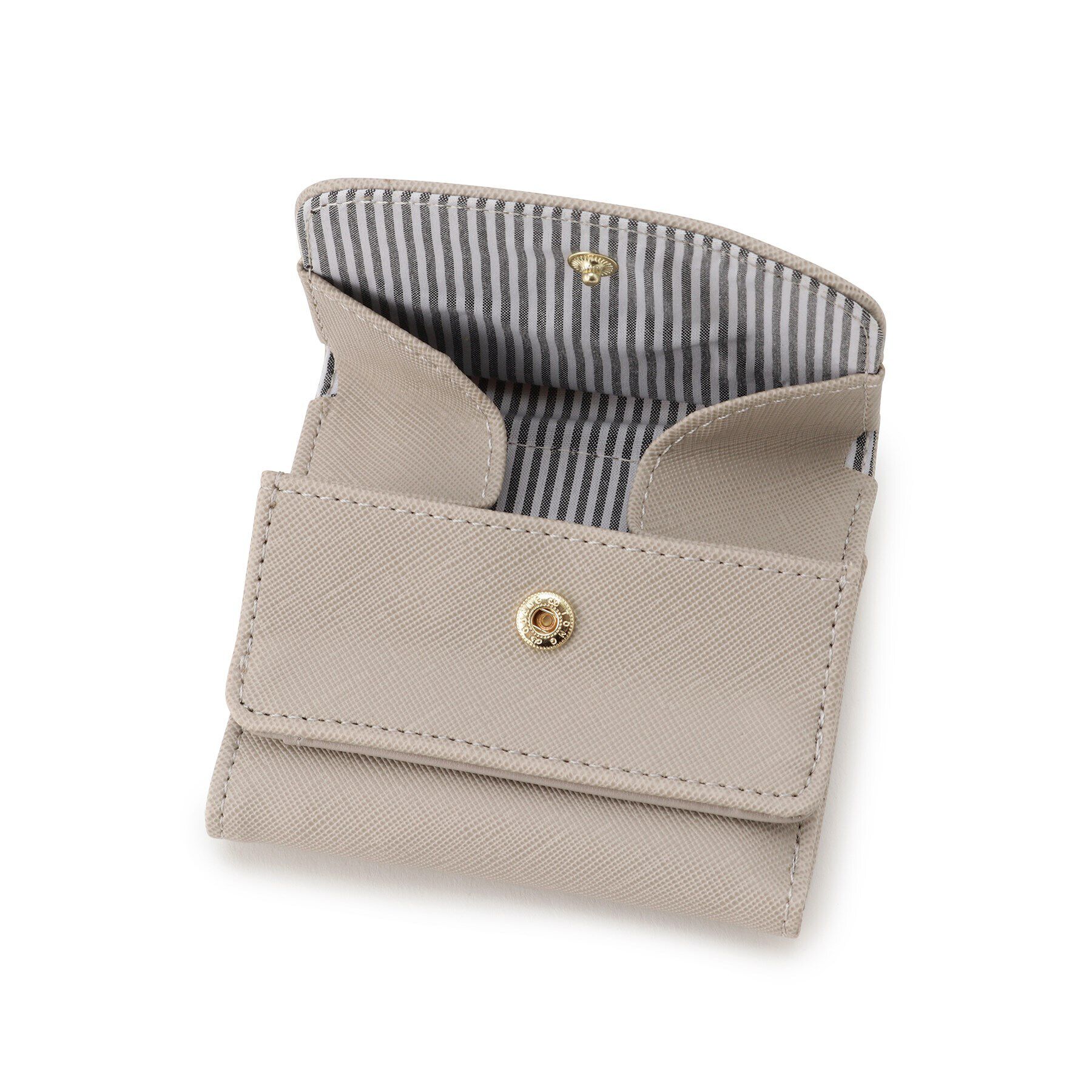 Ober Tashe「角シボ合皮コンパクトミニ財布 折財布 ミニサイズ」|財布|