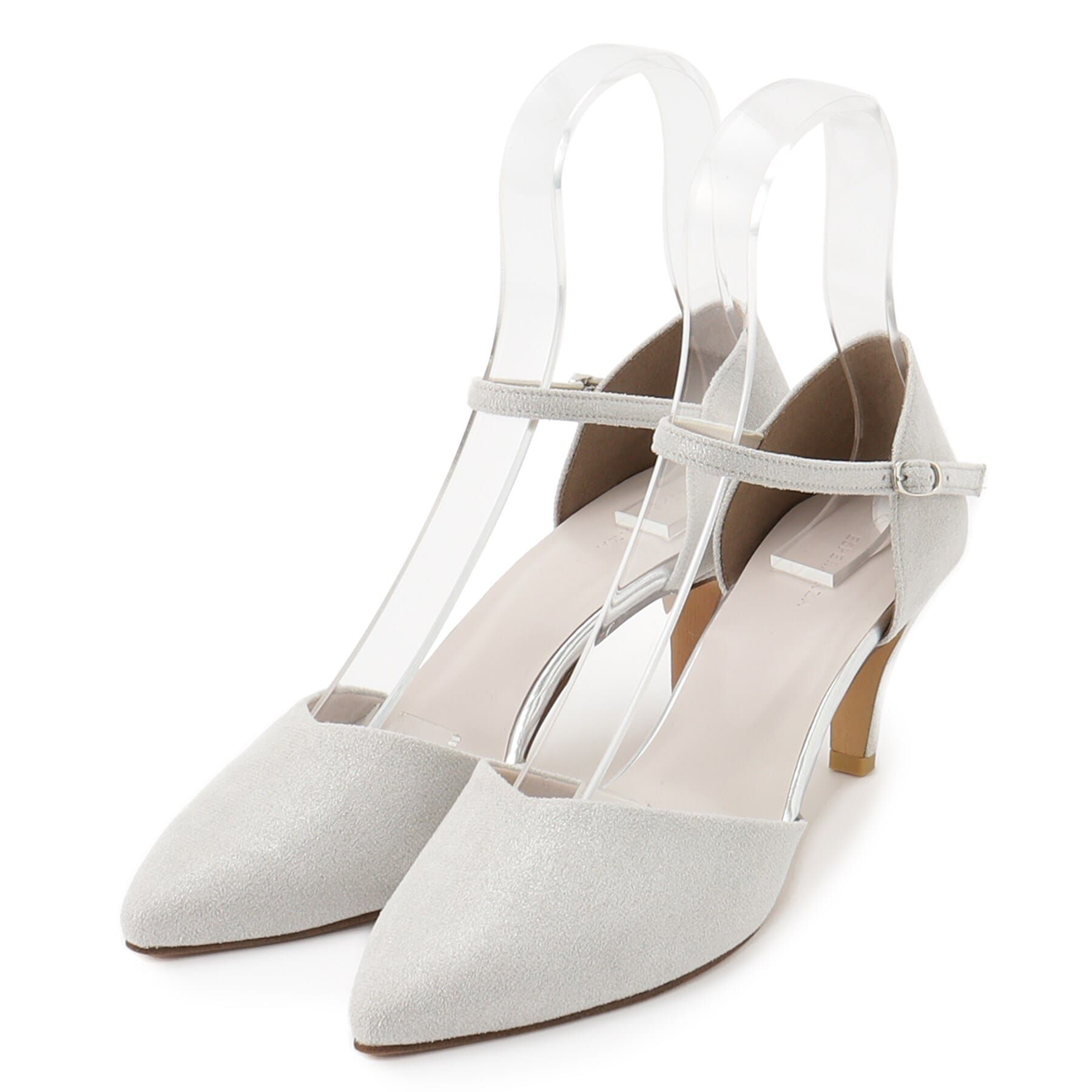 ESPERANZA「アンクルストラップパンプス」|パンプス|グレー(112)