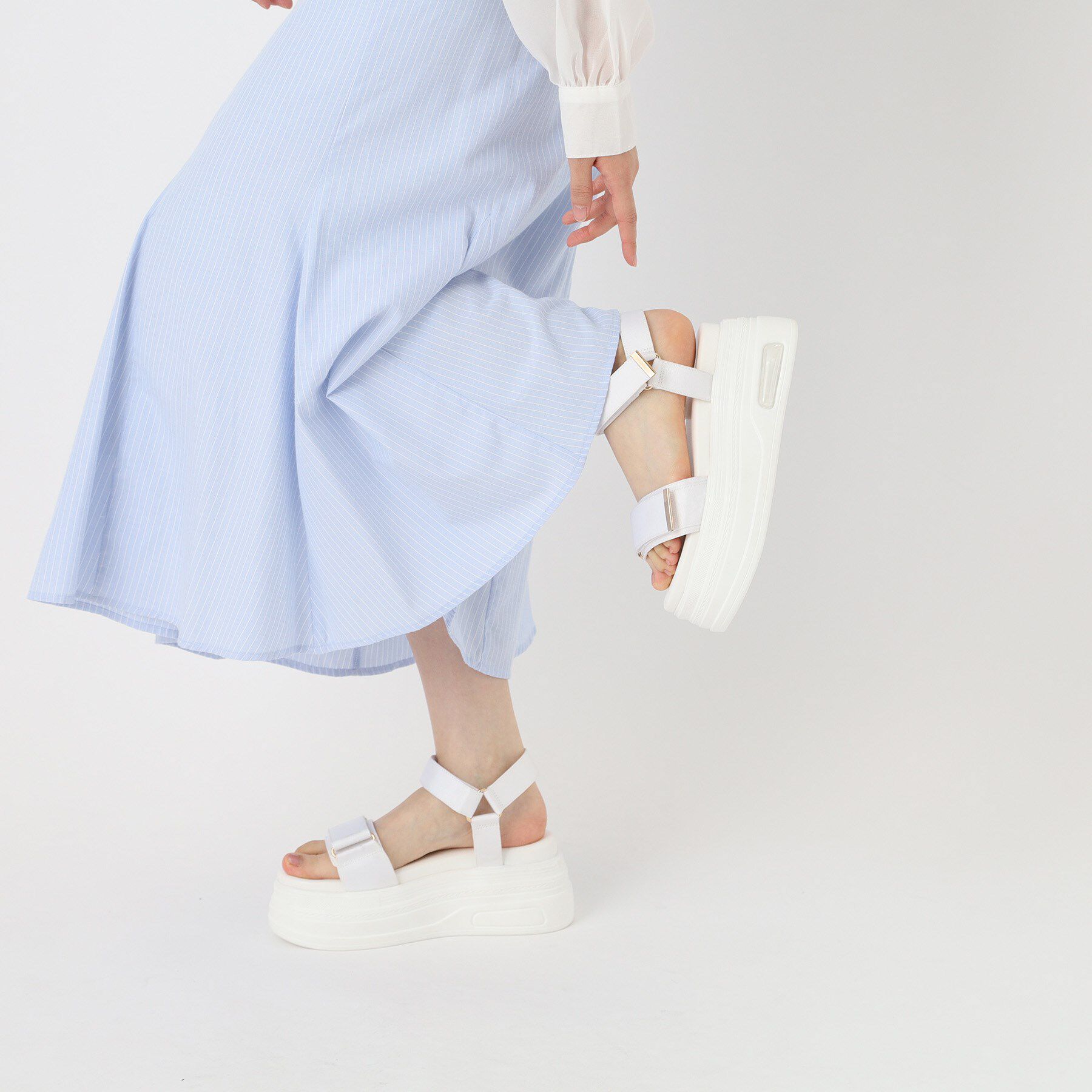 ESPERANZA「厚底フラットスポサン」|サンダル|