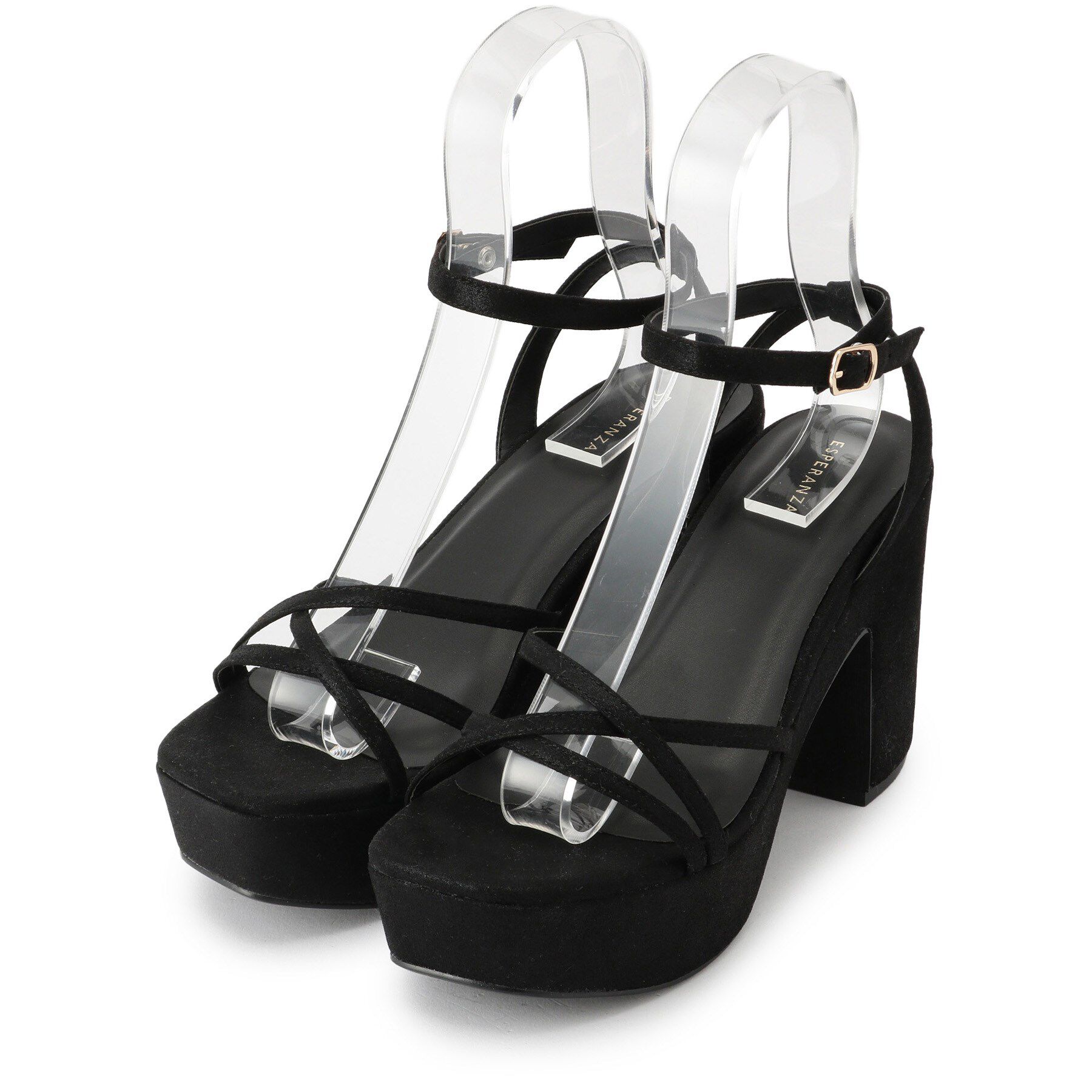 ESPERANZA「厚底アンクルベルトサンダル」|サンダル|