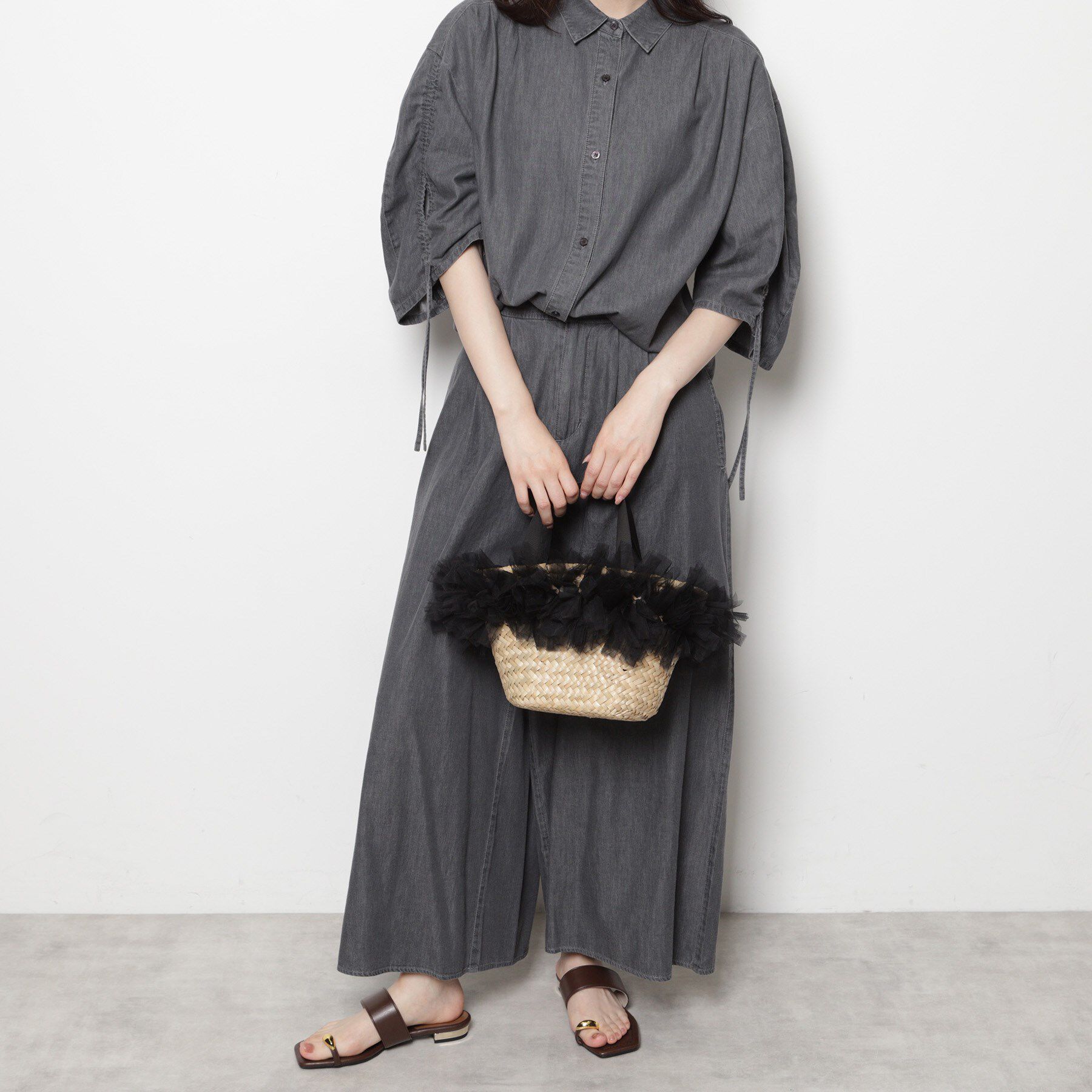 ESPERANZA「チュールフリンジカゴバッグ」|ハンドバッグ|