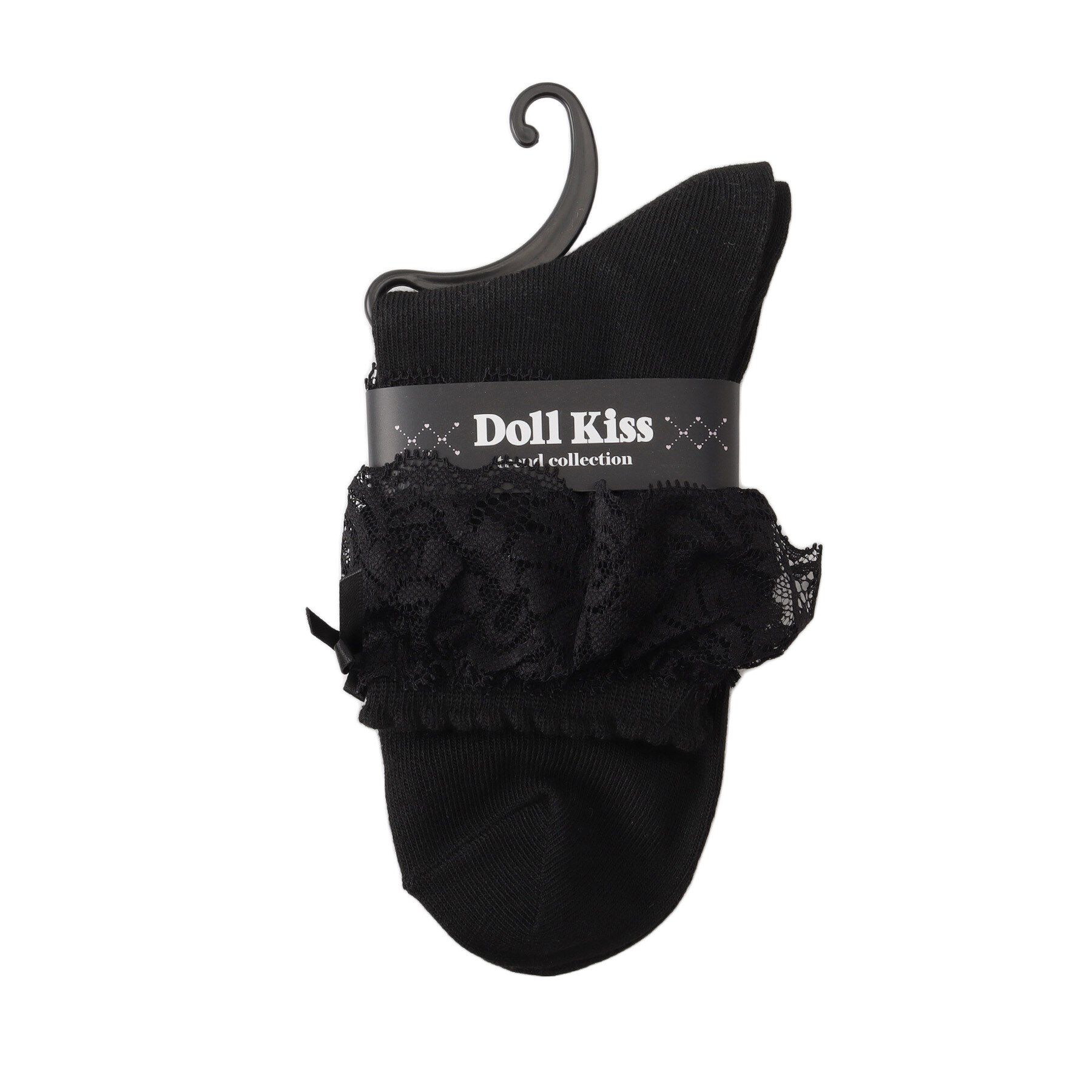 Doll Kiss「ダブルフリル&times;サテンリボンソックス」|ソックス|