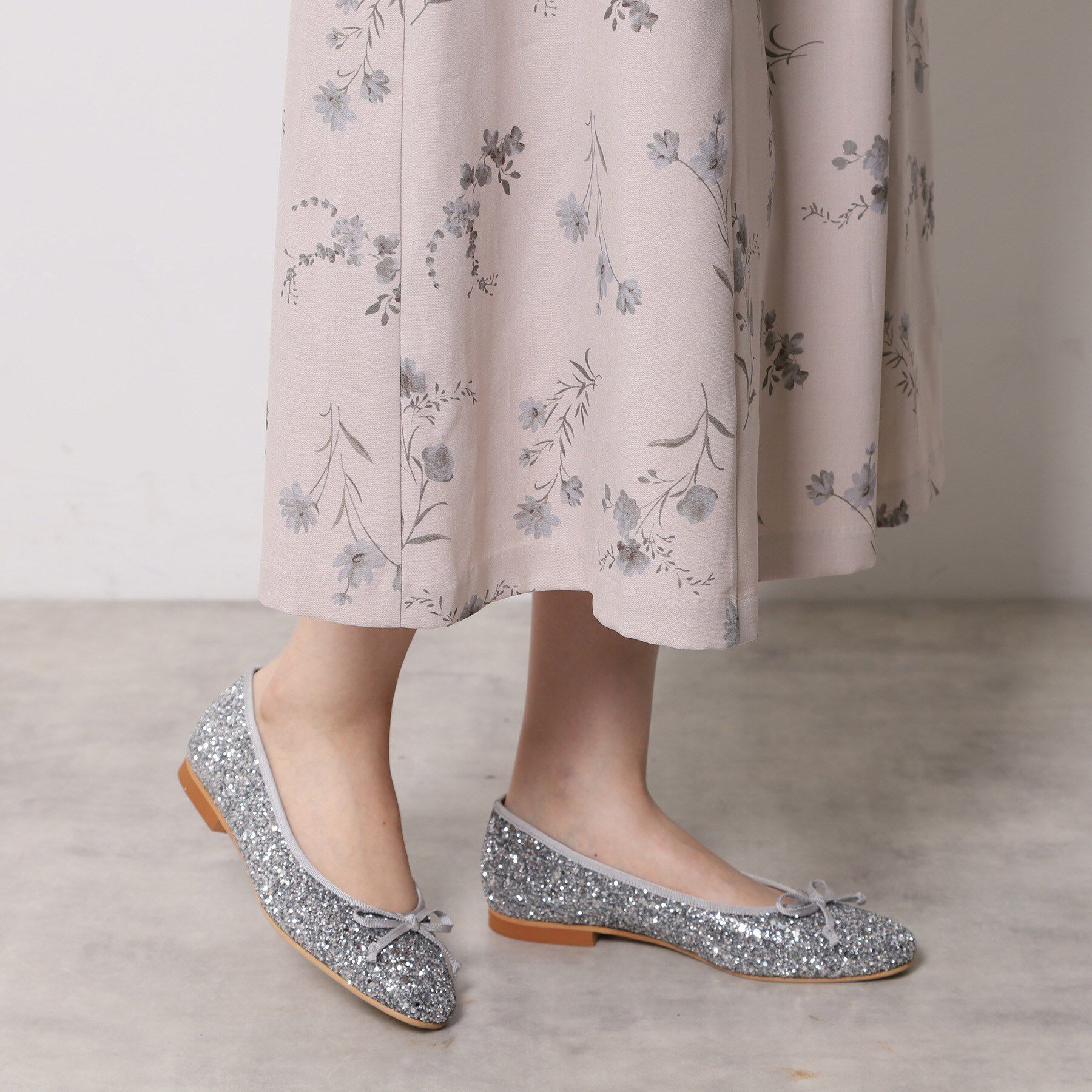 ESPERANZA「【EC限定カラーあり】グリッターバレエシューズ」|パンプス|