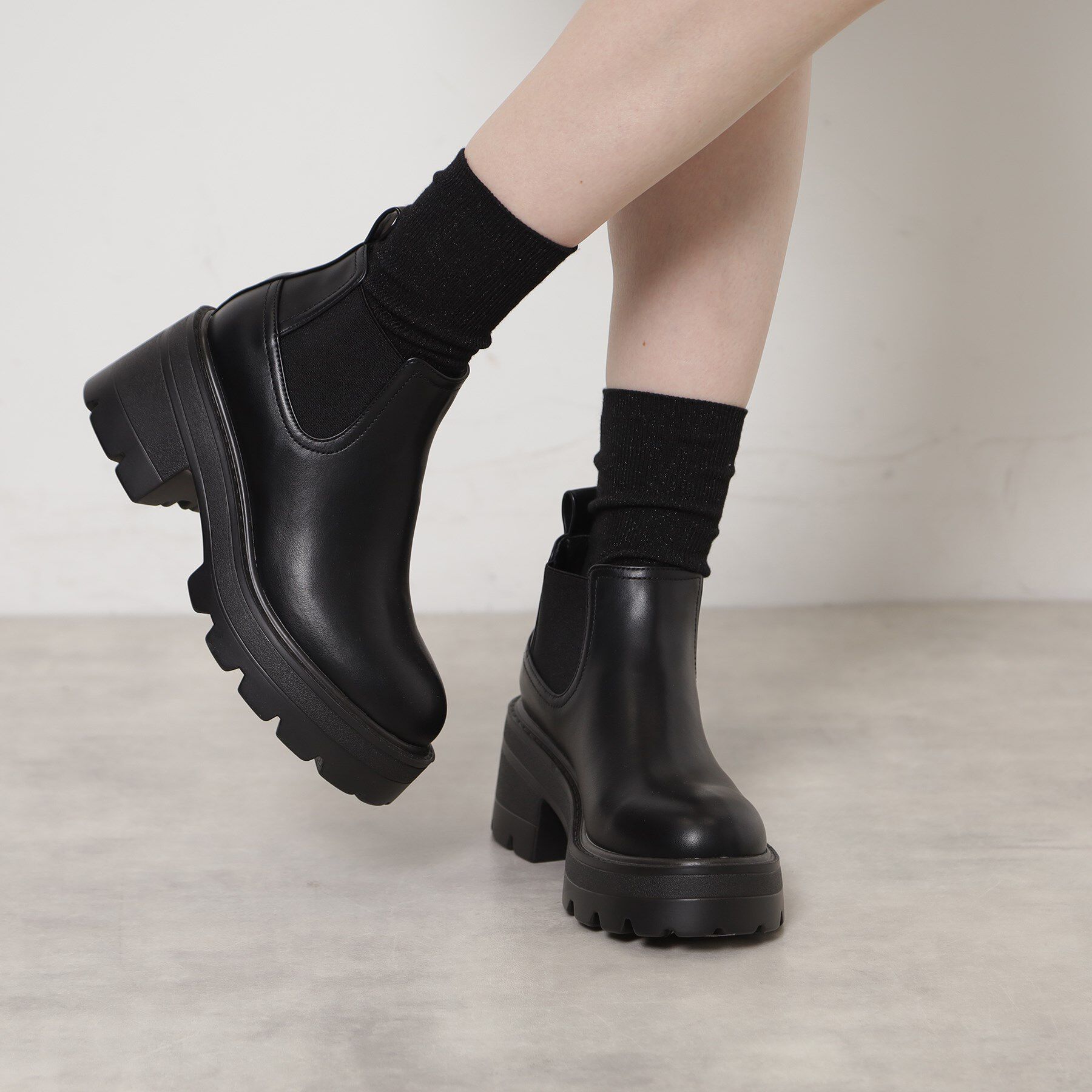 ESPERANZA「【レイン対応】サイドゴアショートブーツ」|ショートブーツ|