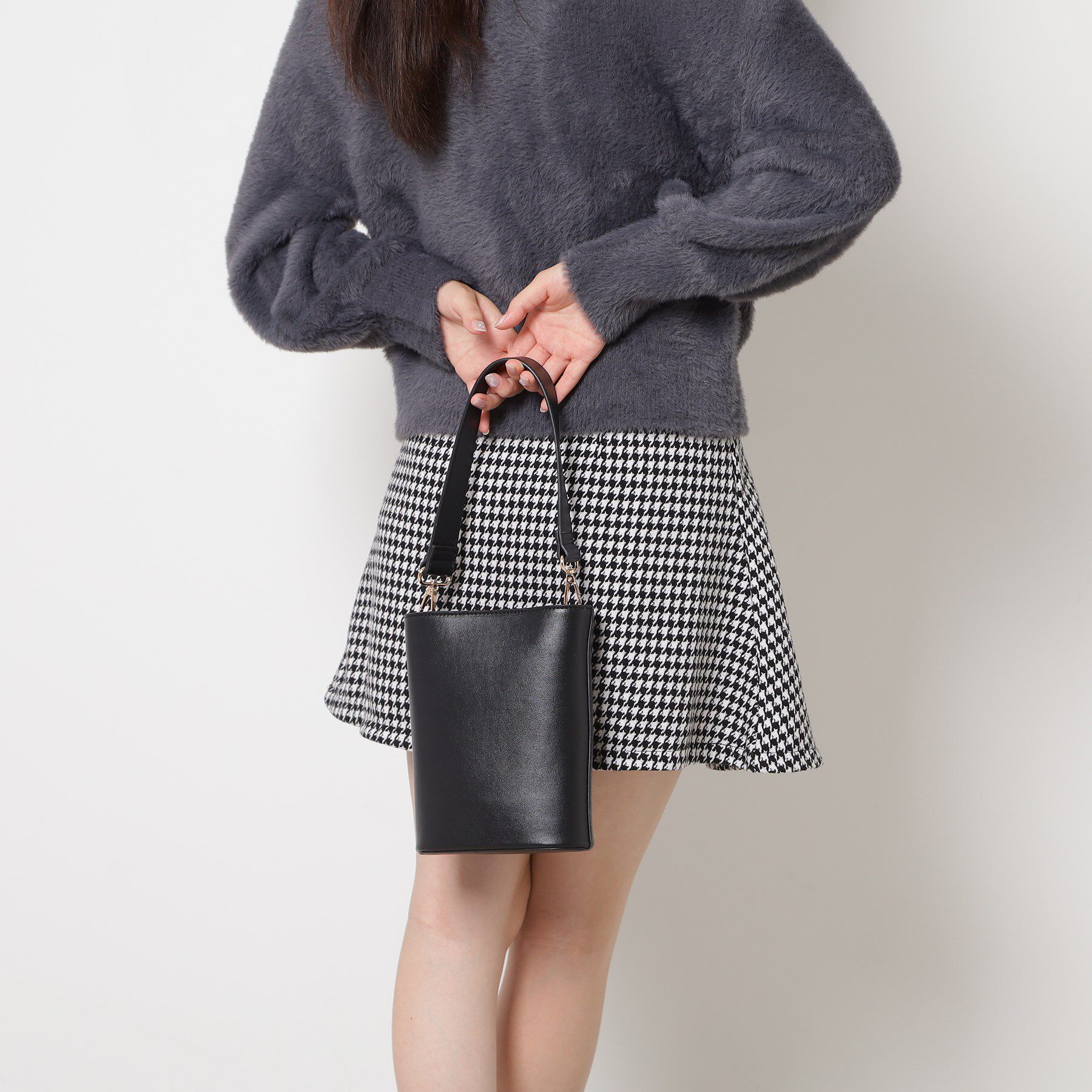 ESPERANZA「フェイクファーハンドル3WAYミニショルダーバッグ」|ショルダー・メッセンジャー|