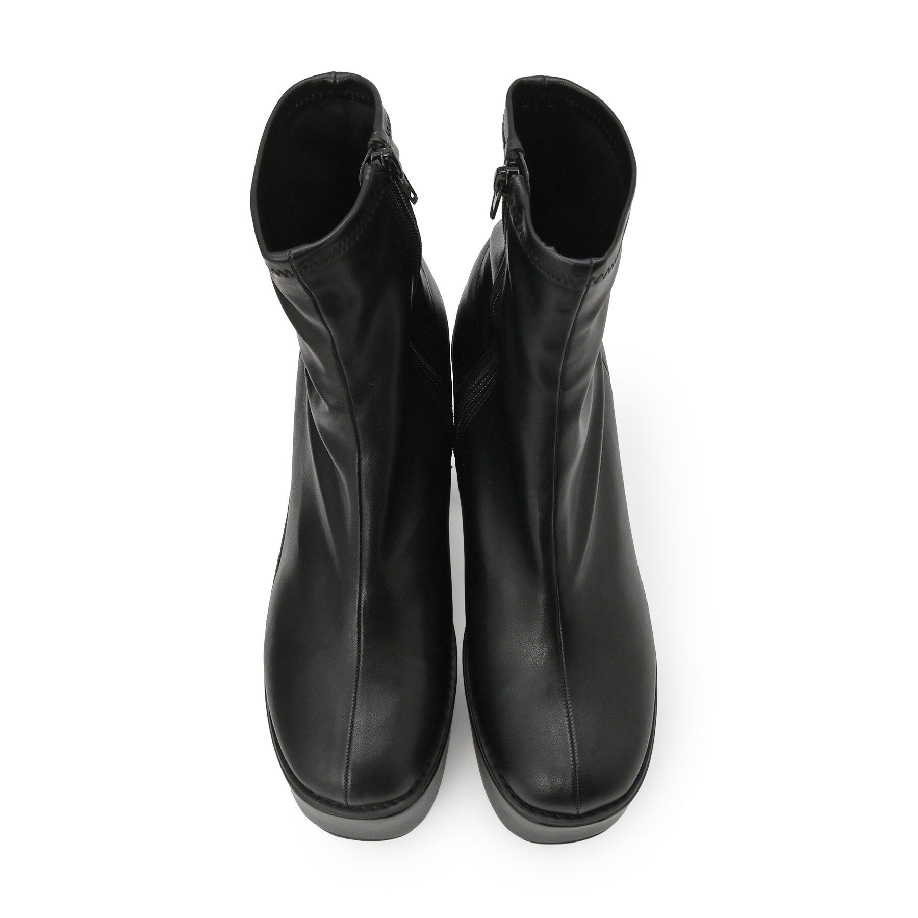 csT&P「厚底シンプルブーツ」|ショートブーツ|