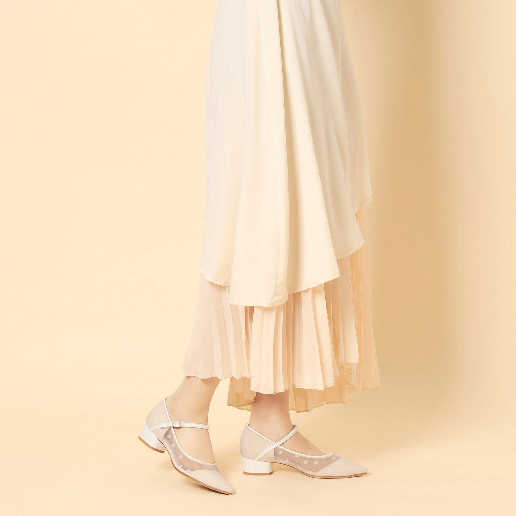 ESPERANZA「甲ストラップシアーパンプス」|パンプス|