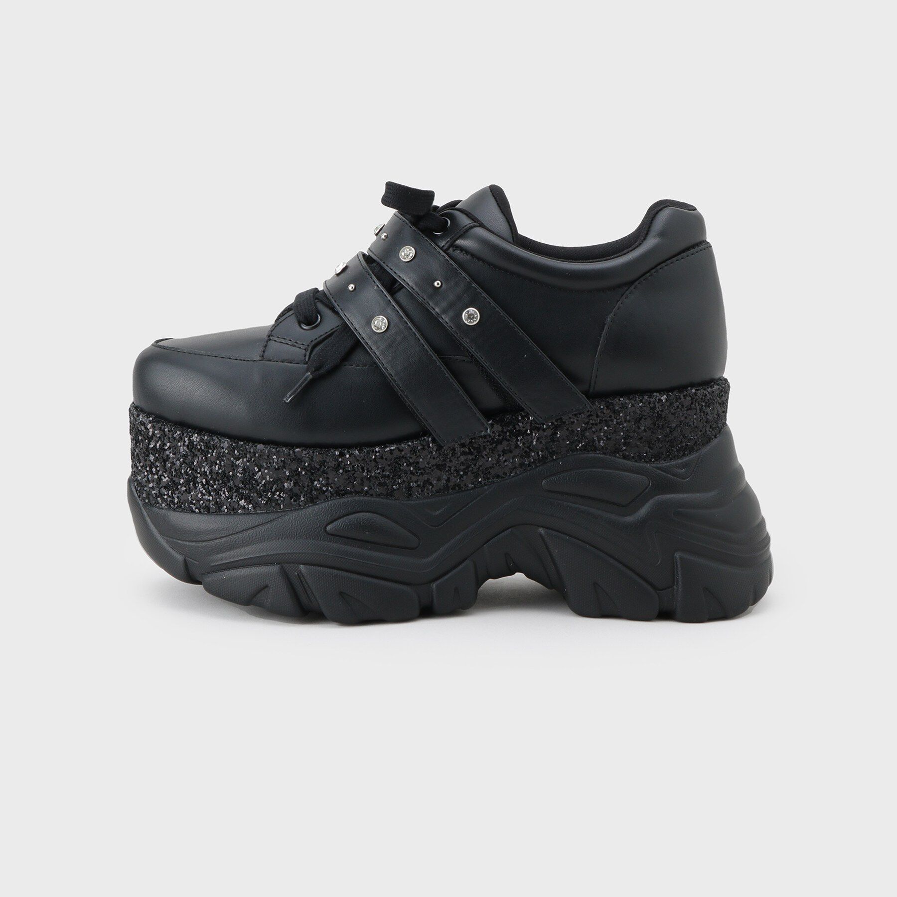 ESPERANZA「ラインストーンスタッズ厚底スニーカー」|スニーカー|