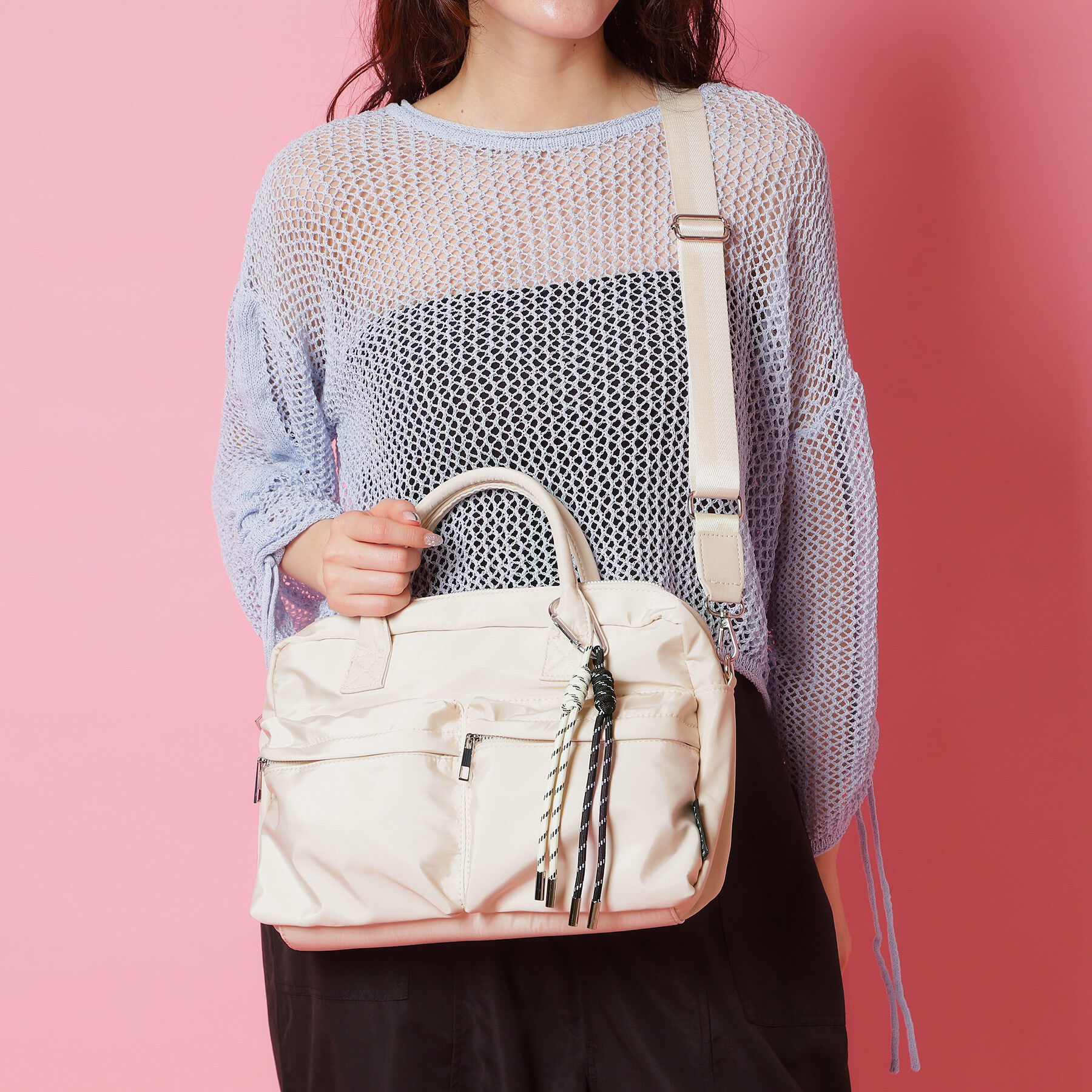 Ober Tashe「チャーム2WAYボストン」|ボストンバッグ|