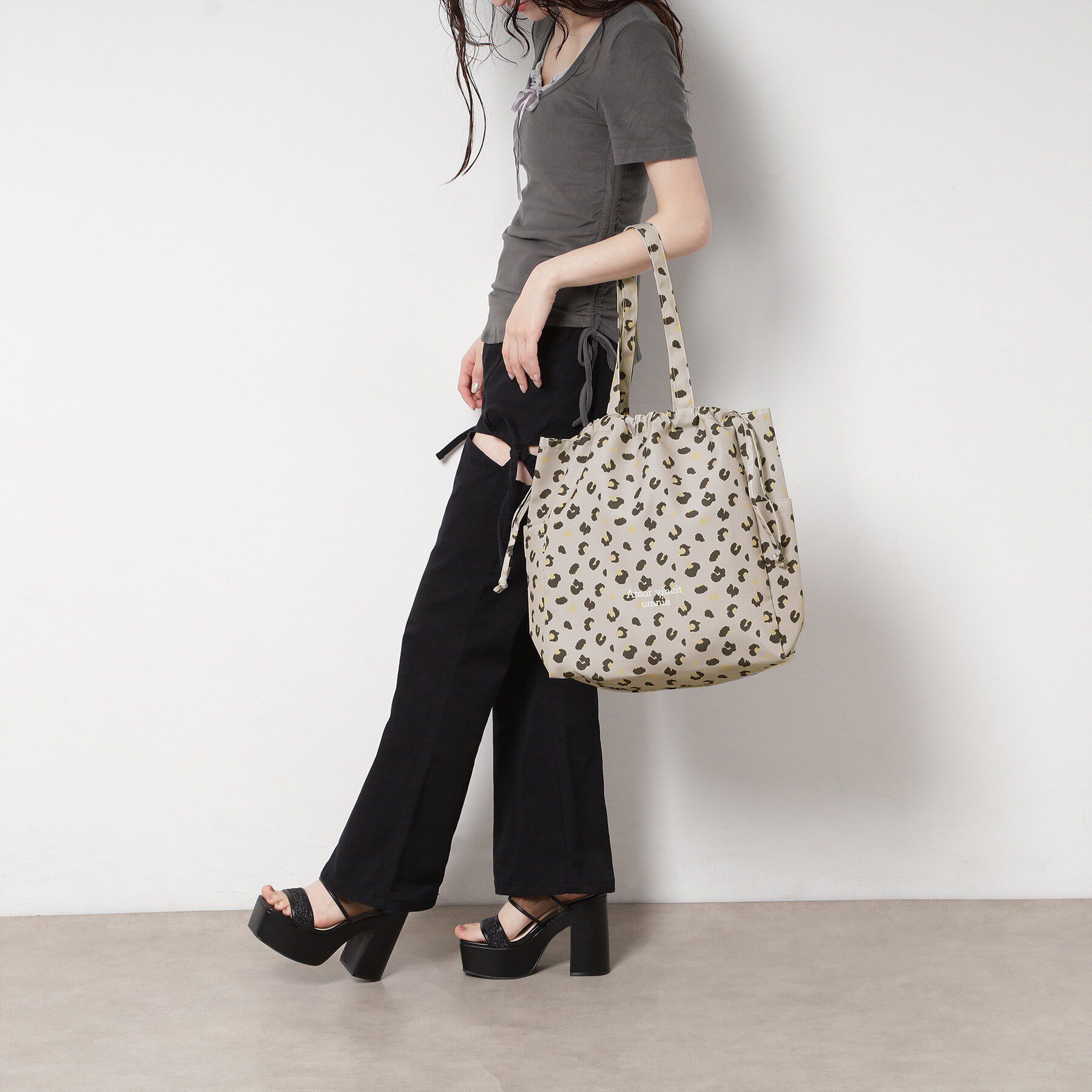 Ober Tashe「アニマルプリントトート」|トートバッグ|