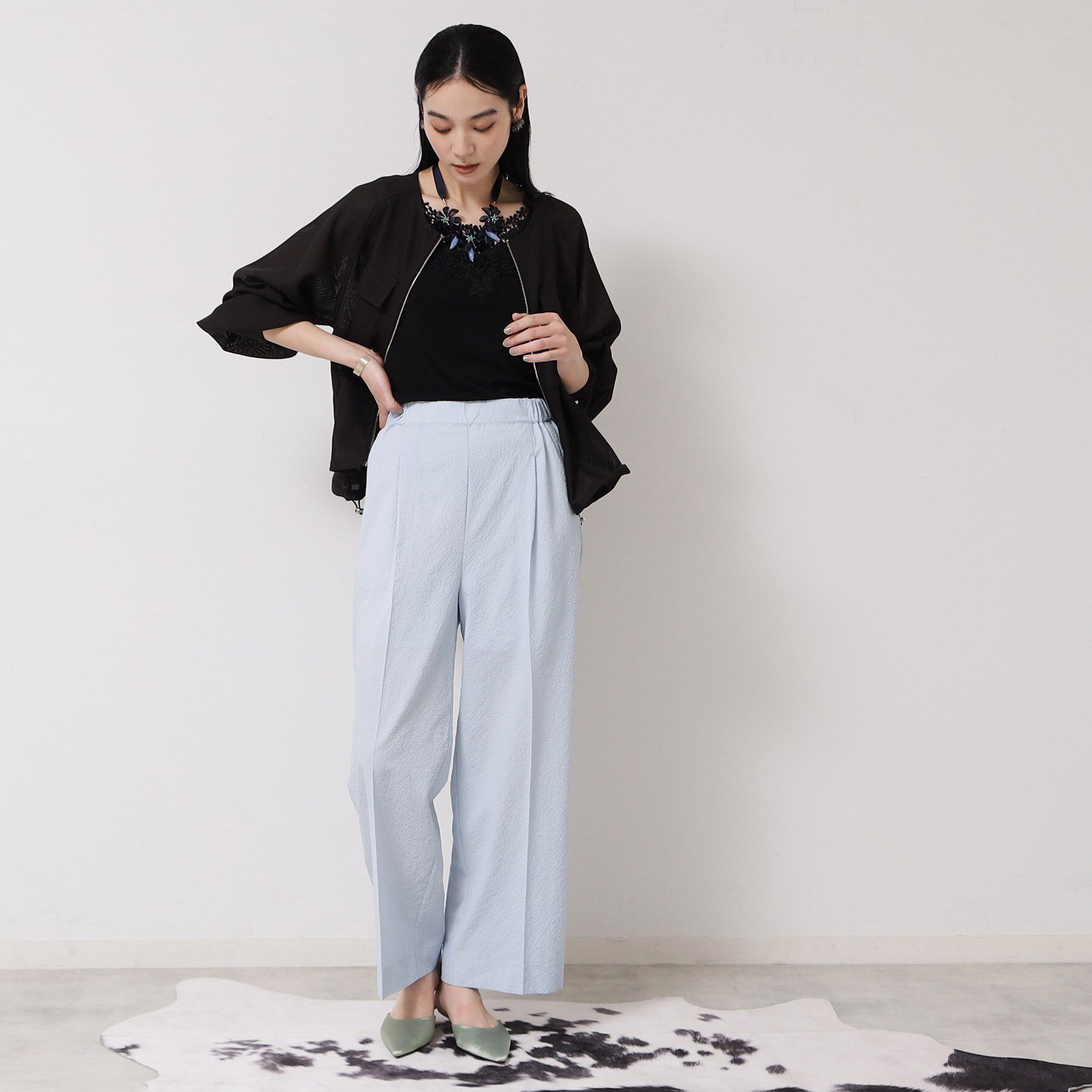 SunaUna「【ウエストゴム】ワイドパンツ」|その他|